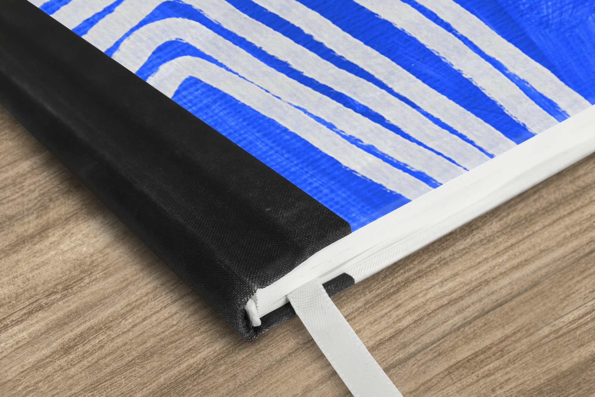 Thumbnail - MuchoWow Notizbuch Gesicht - Abstrakt - Blau, Notebook, Notizblock a5, Tagebuch, Journal Liniert
