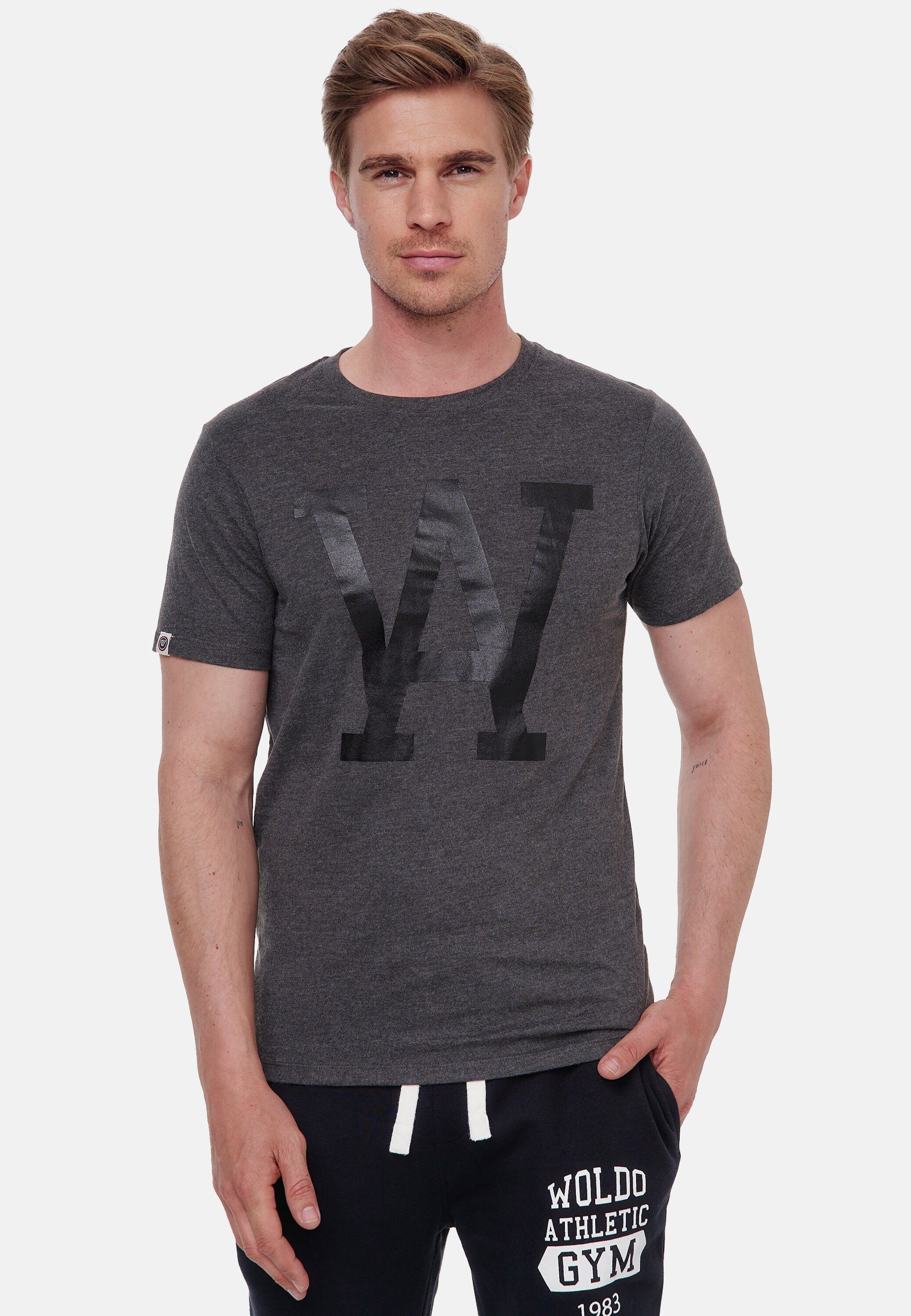 WA Athletic dunkelgrau-schwarz Woldo Big T-Shirt T-Shirt