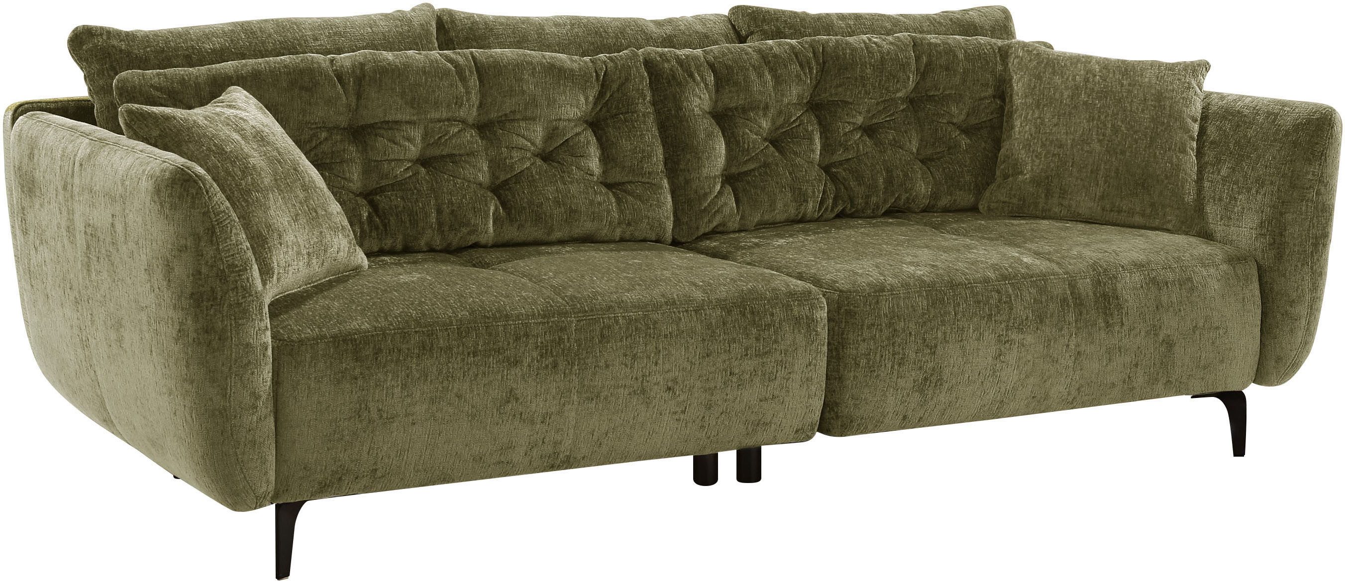 Jockenhöfer Gruppe Big-Sofa Spa, B: 251 cm, im Retrolook mit 7 Kissen günstig online kaufen