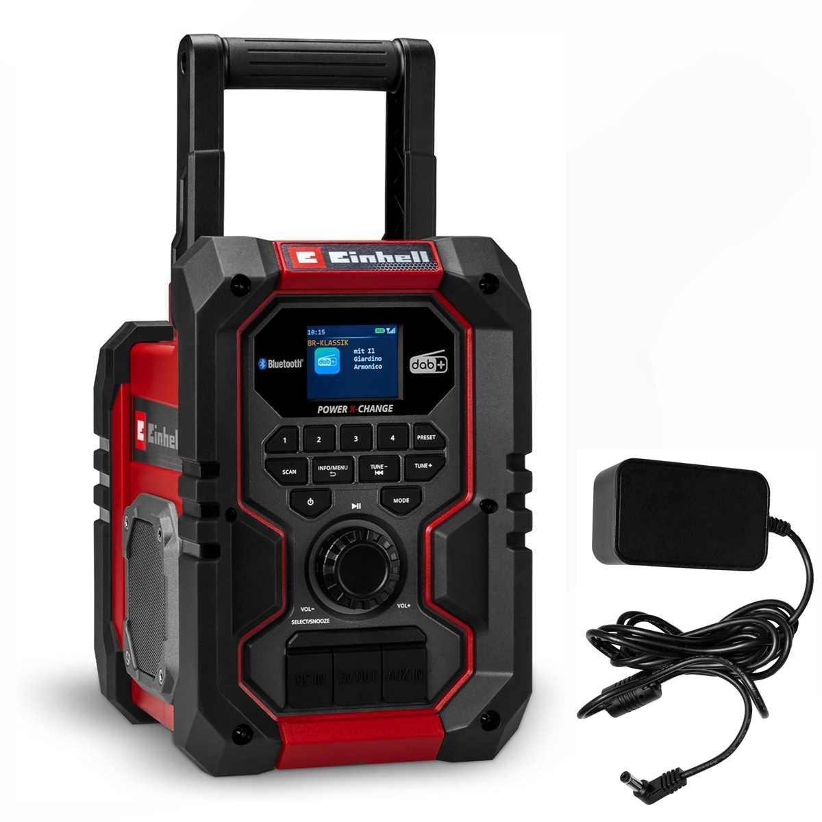 Einhell Einhell Akku-Baustellenradio TE-CR 18 Li DAB+/FM/BT ohne Akku Baustellenradio