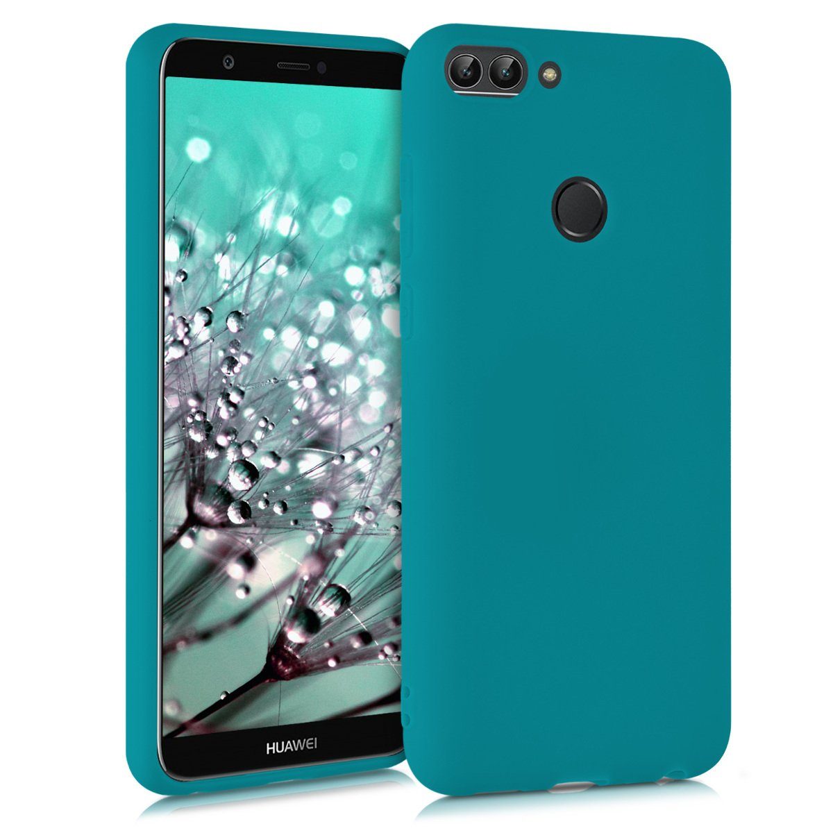kwmobile Handyhülle Hülle für Huawei Enjoy 7S / P Smart (2017), Hülle Silikon - Soft Handyhülle - Handy Case Cover