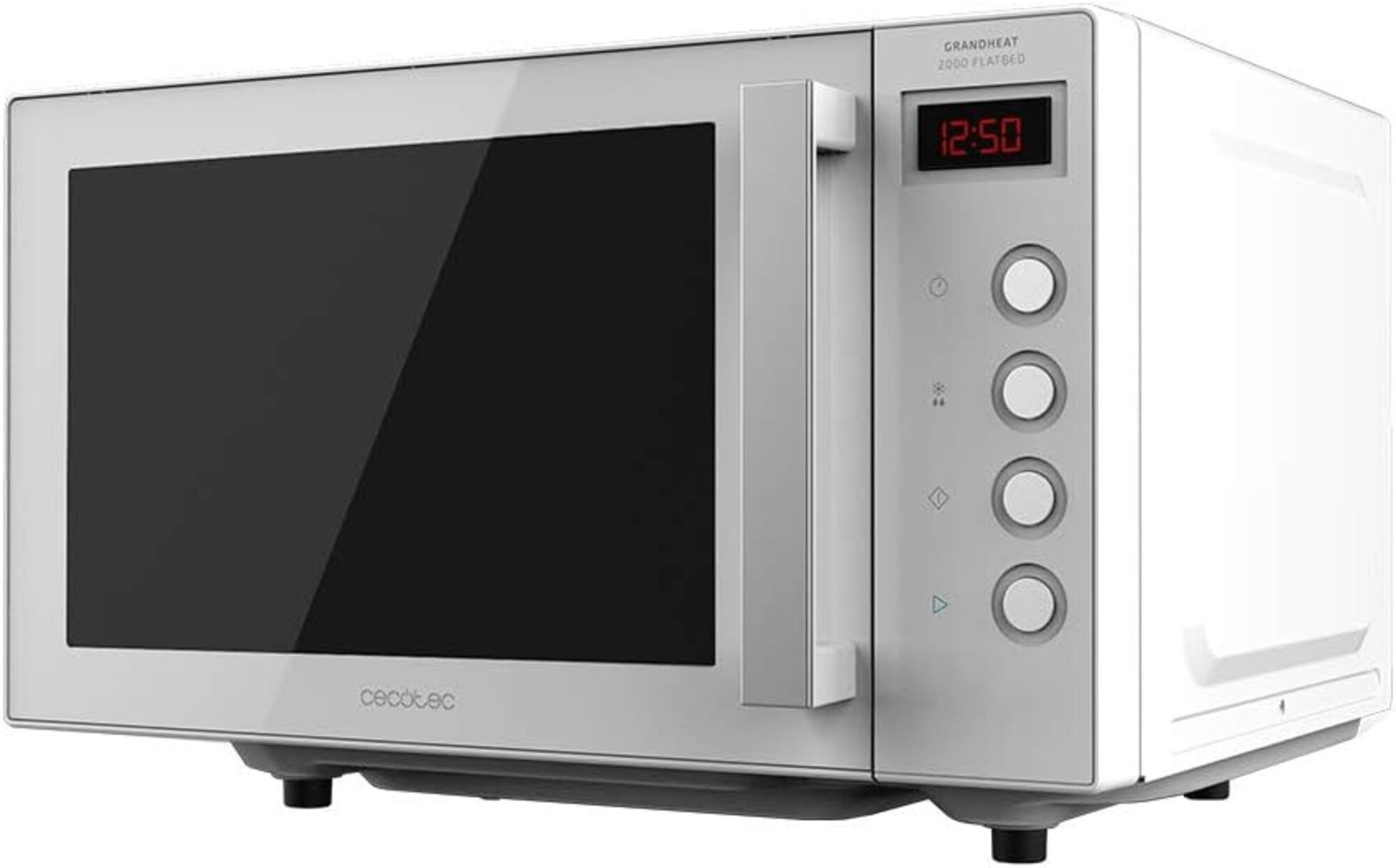 Cecotec Mikrowelle Timer bis 60 min, Innere Keramikbeschichtung, Microwave, 20,00 l, mit großem Innenraum, einfacher Reinigung und vielseitigen Funktionen