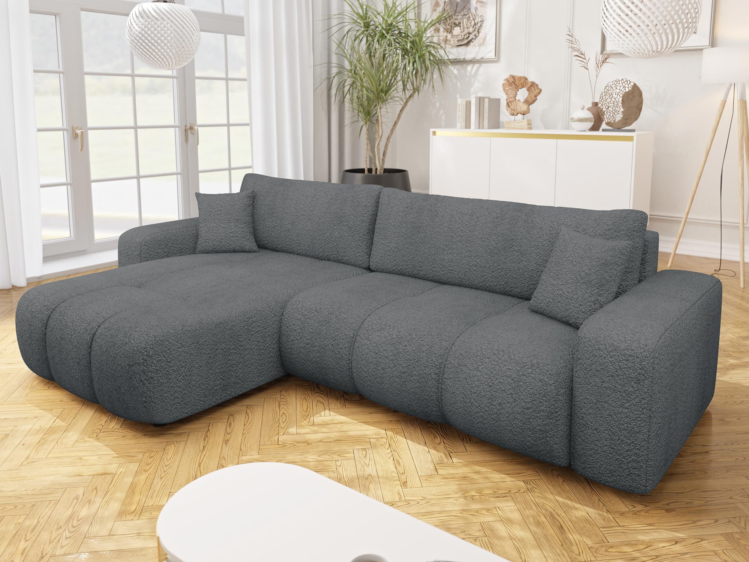 MIRJAN24 Ecksofa Fetrinu Maxi Boucle, mit günstig online kaufen