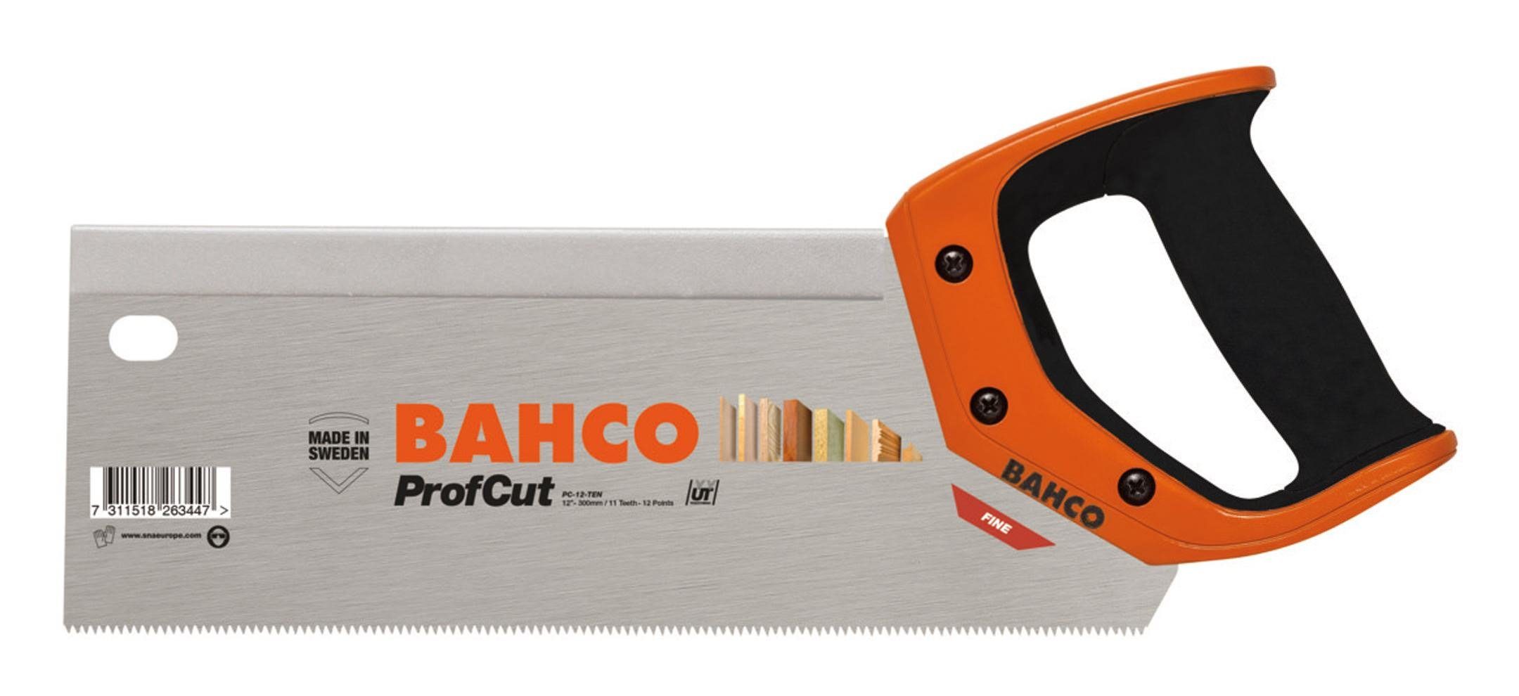 BAHCO Handsäge, Rückensäge 300 mm Profcut
