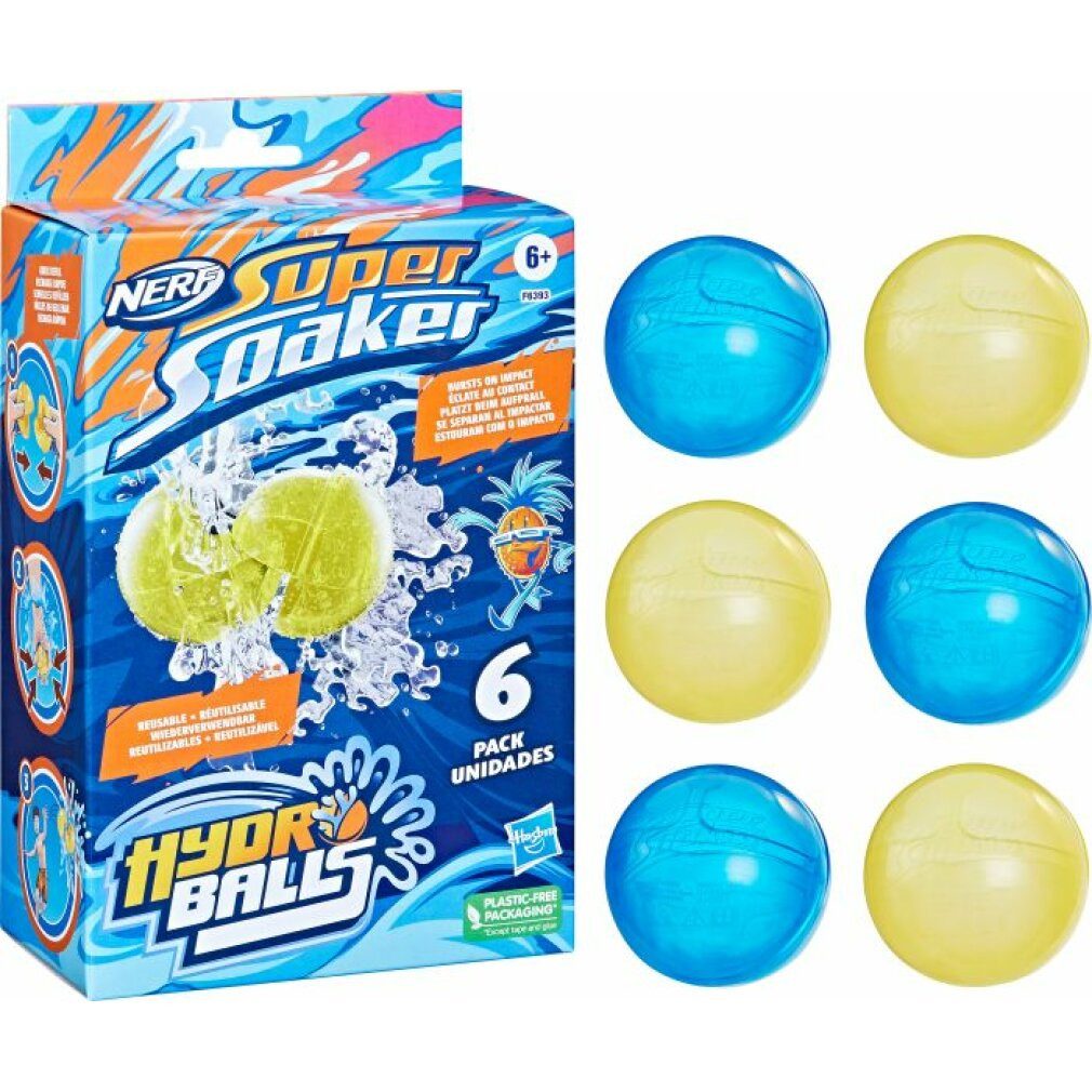 Hasbro Badespielzeug Super Soaker Hydro Balls 6er Pack