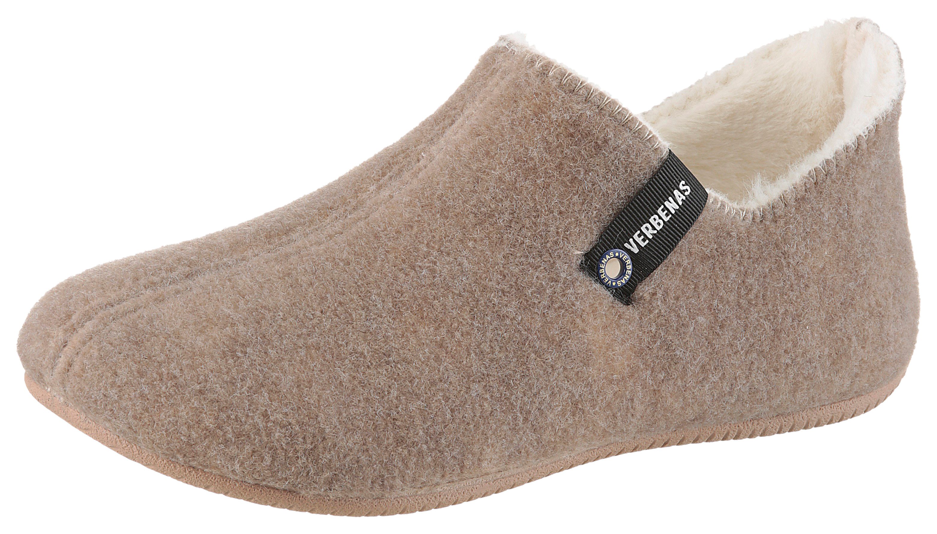 VERBENAS Yoi Gales Hüttenschuhe Hausschuh, Homeslipper, Schlupfschuh mit kuscheligem Warmfutter