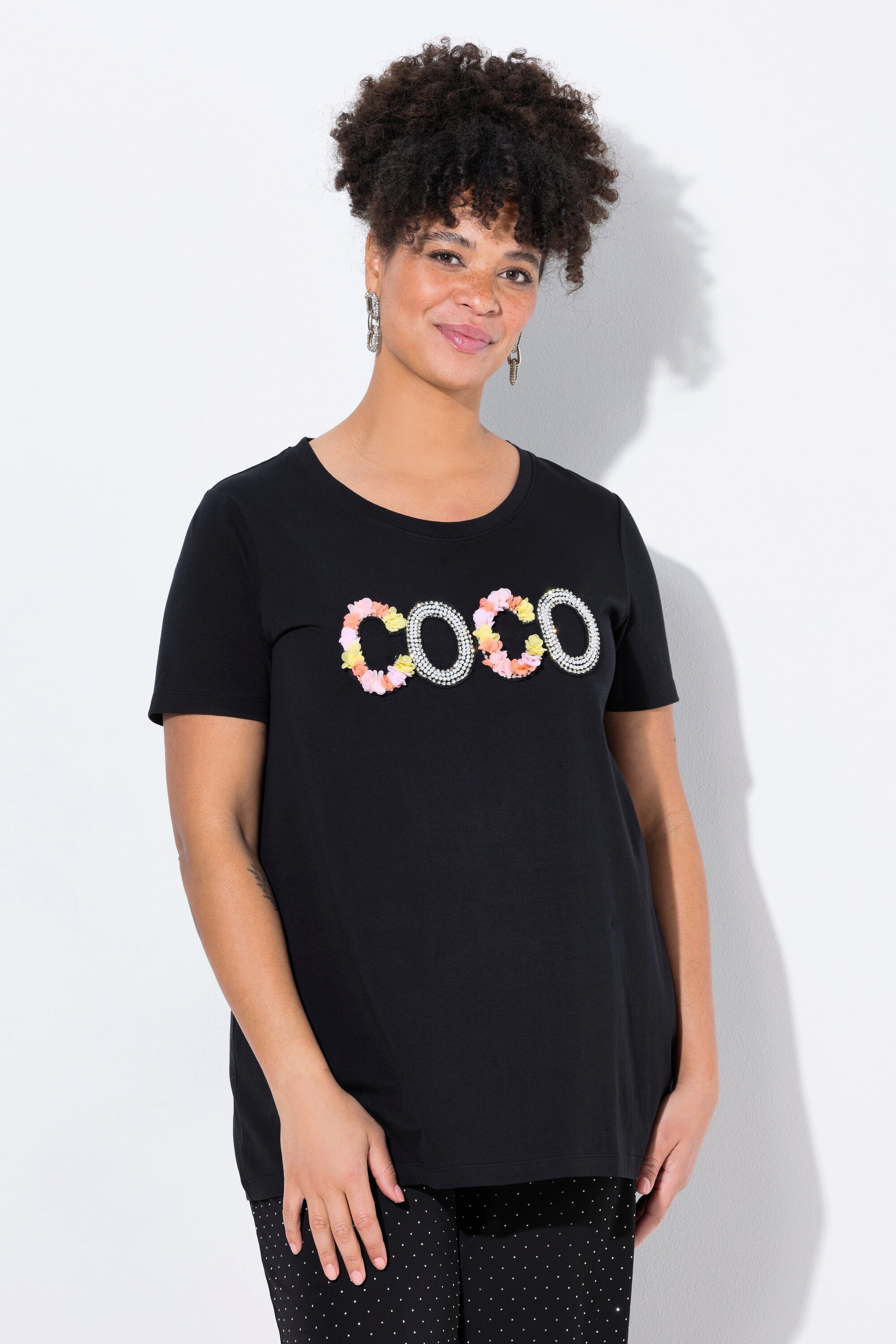 MIAMODA T-Shirt T-Shirt A-Linie COCO-Applikation günstig online kaufen