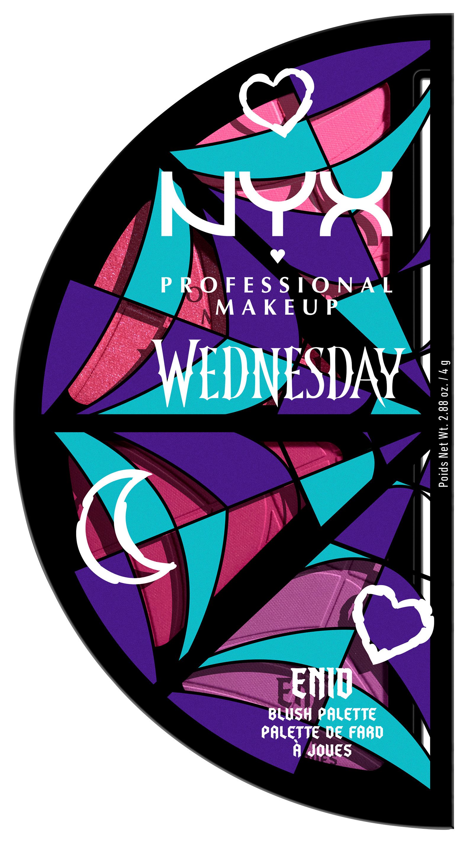 NYX Puder NYX Professional Makeup Wednesday Stained Glass Palette Blush
