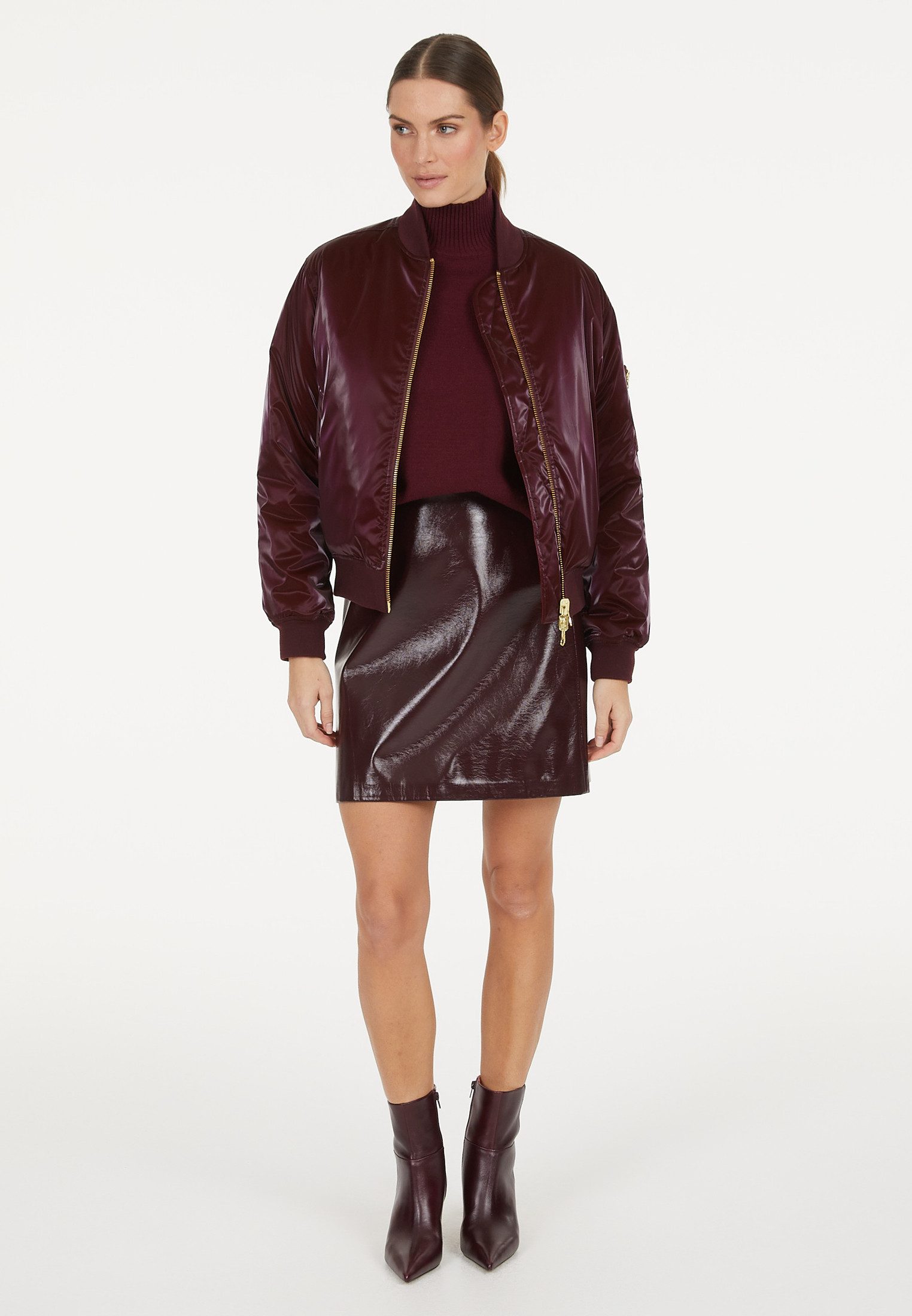 MARC AUREL Bomberjacke aus schimmernder Optik günstig online kaufen