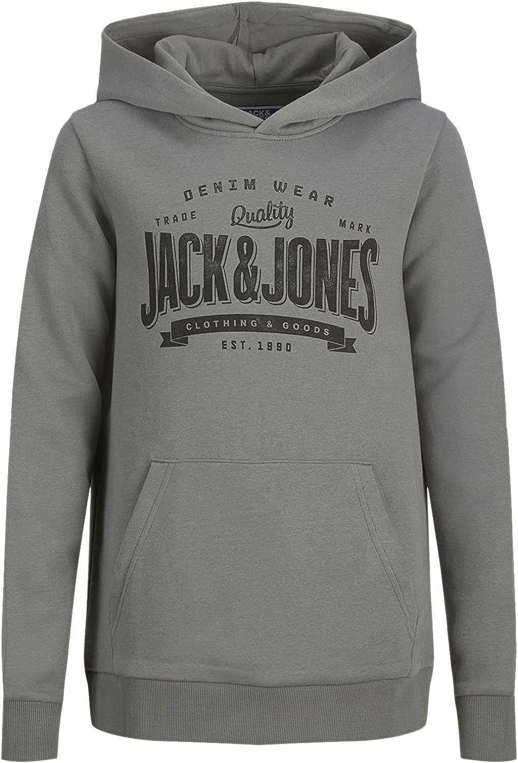 Jack & Junior Hoodie Kängurutasche Set, im Pack 3er und Kapuzensweatshirt Mix 6 3er Pack) Printdruck Jones mit 3er (Spar
