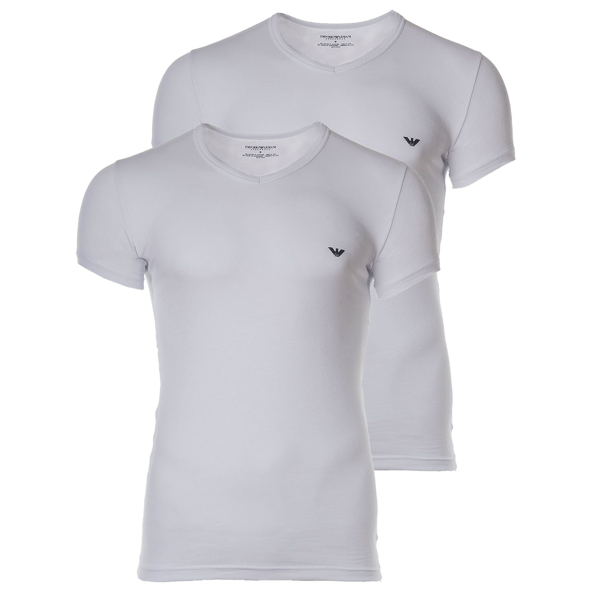 T-Shirt Herren T-Shirt 2er Pack Baumwolle