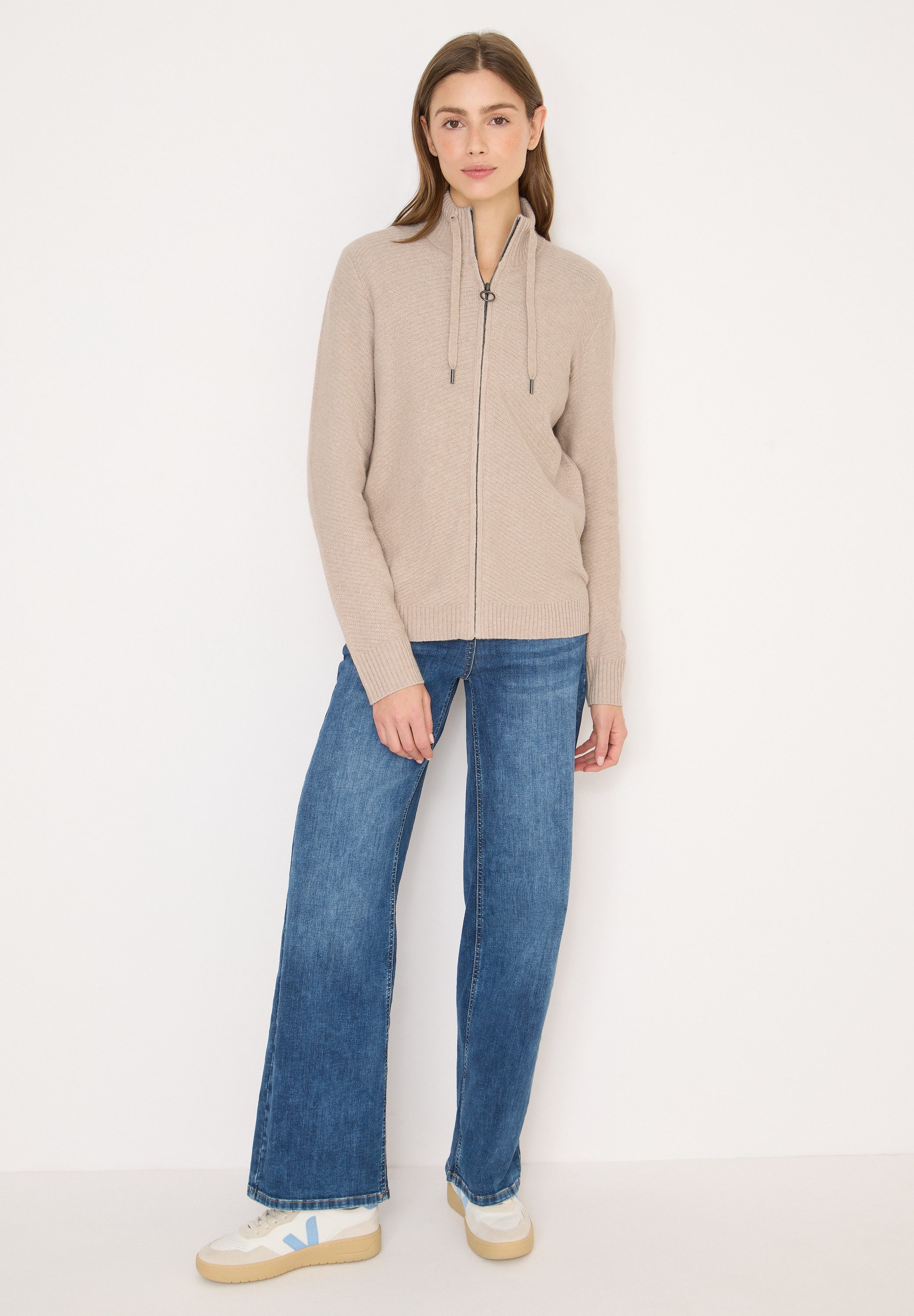 CECIL Cardigan mit Zipper
