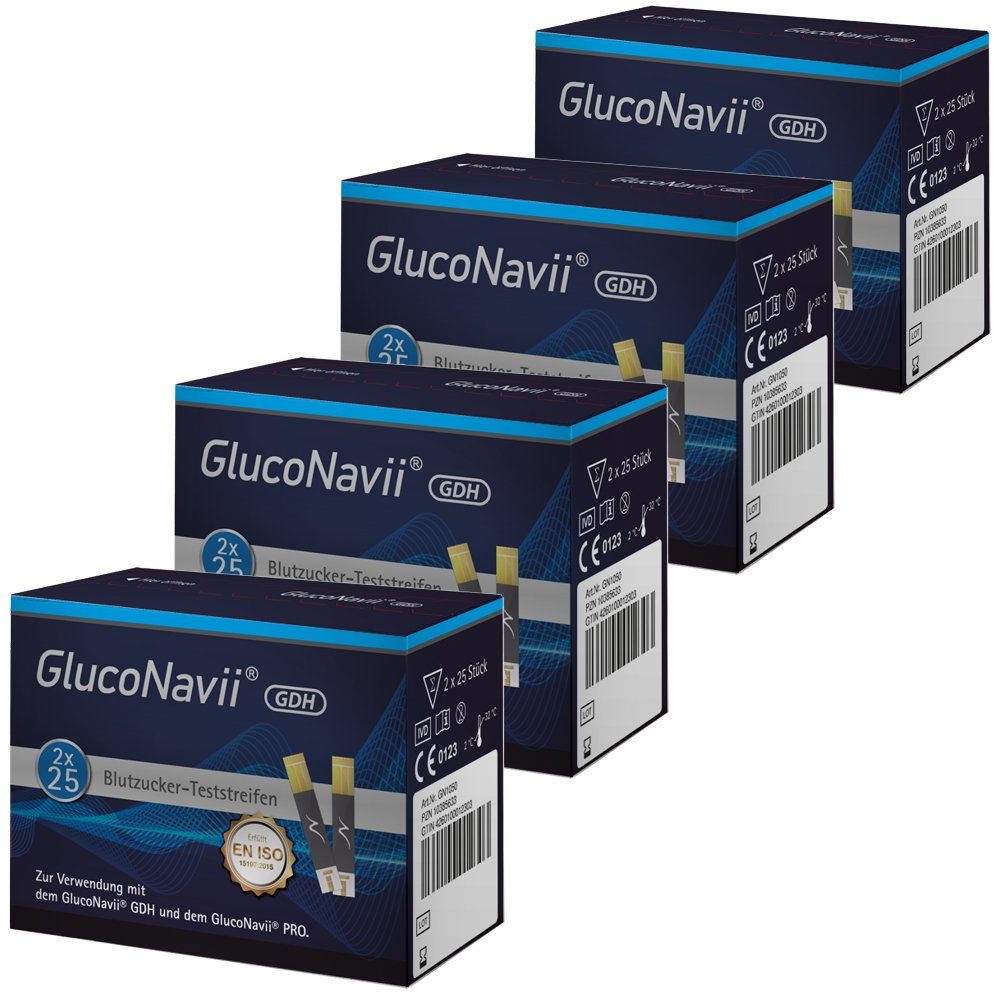 SD GLUCO NAVII Blutzucker-Teststreifen Pro, Diabetes Tetsteifen, 200-tlg., Für das Gluco Navii Pro