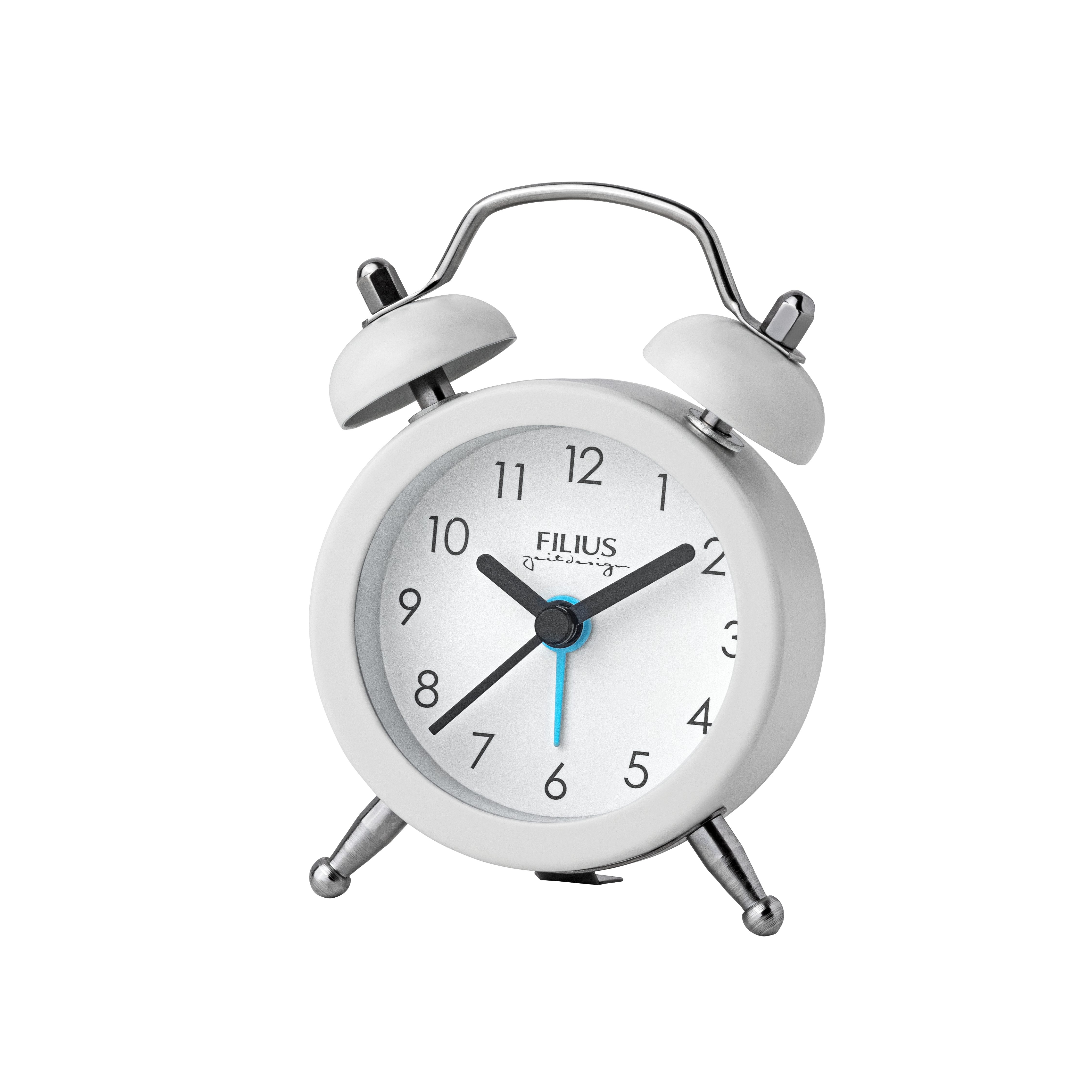 FILIUS zeitdesign Glockenwecker Reisewecker, Quarzwecker, Kinderwecker, Schlafzimmer, Schulanfang