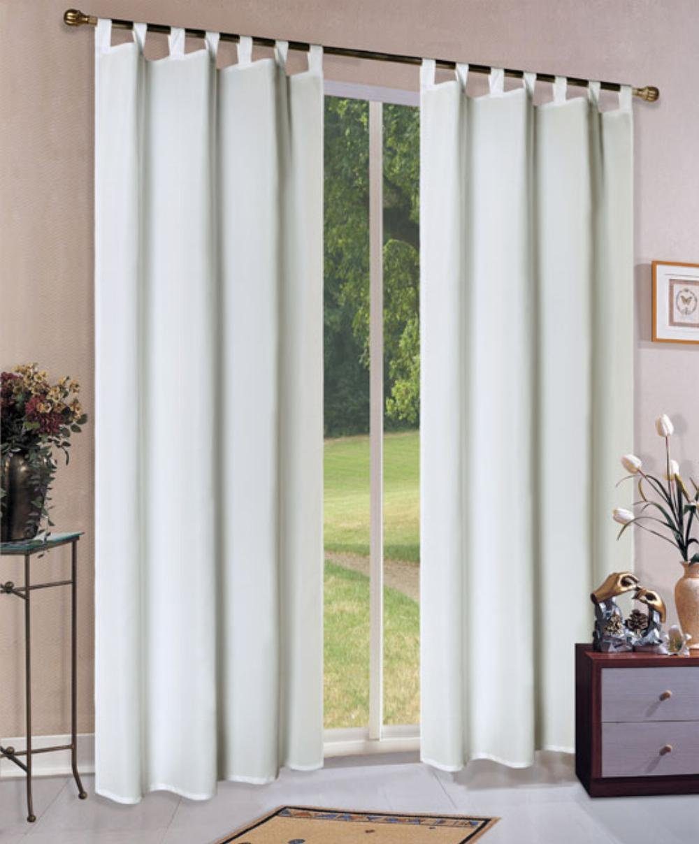 Gardinenbox Gardine (1 St), Schlaufen, blickdicht, Microfaser, Mikrofaser V günstig online kaufen