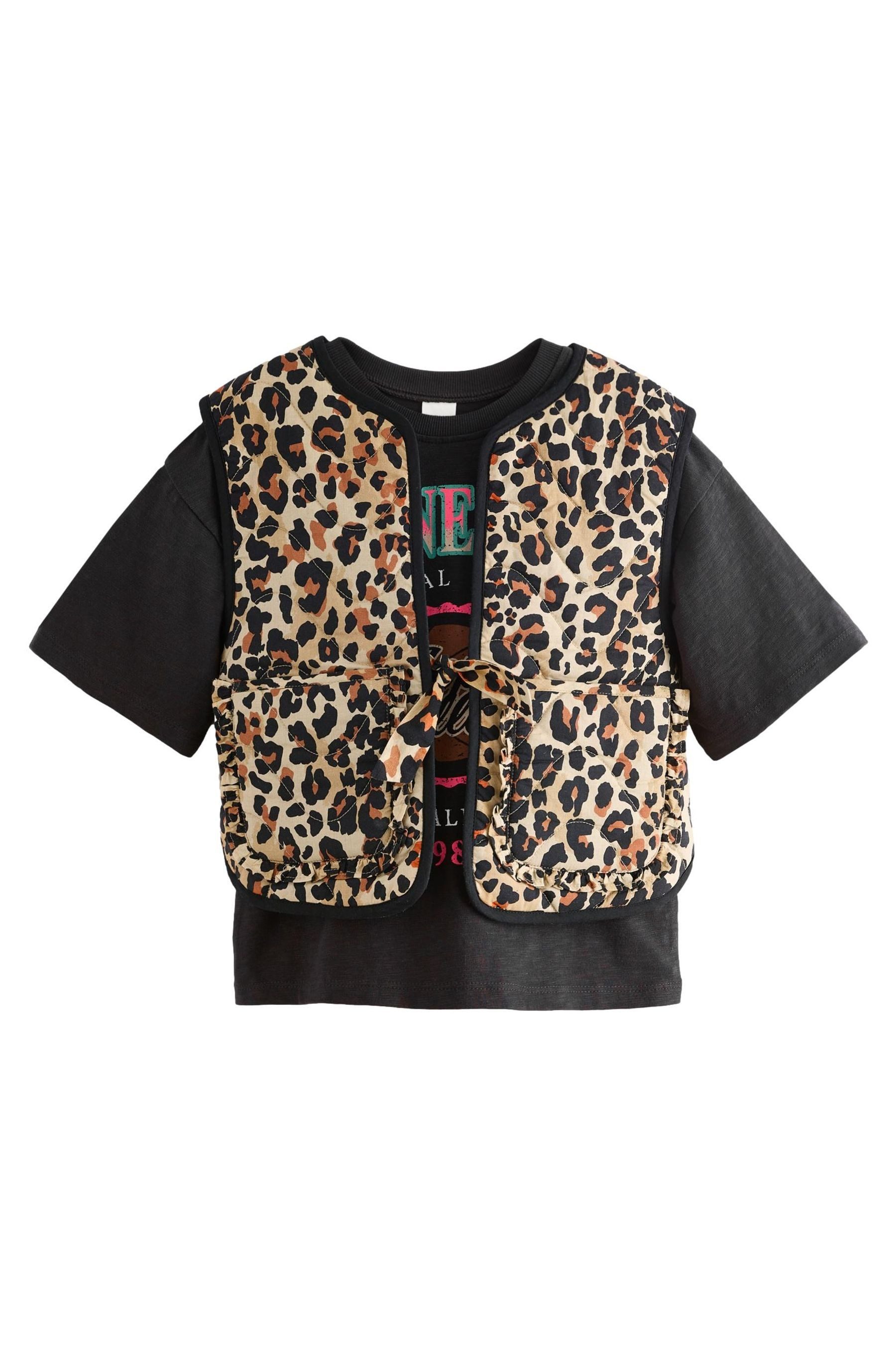 Next Steppweste Set mit Weste und T-Shirt (2-tlg)