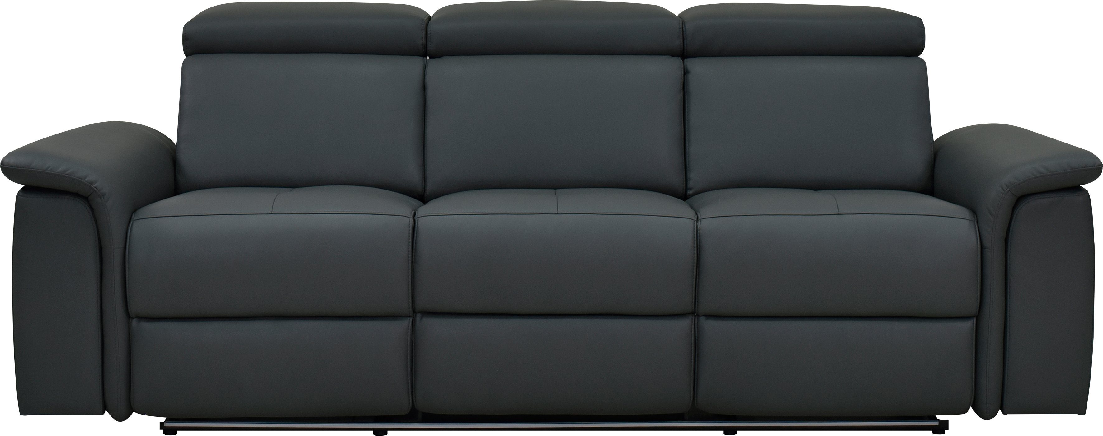 OTTO home 3-Sitzer Pareli 229cm, manuelle u. elektr. Relaxfunktion in 2 Sitzen, USB, KT-Verstellung, LED Beleuchtung, in Echtleder, Kunstleder, Web