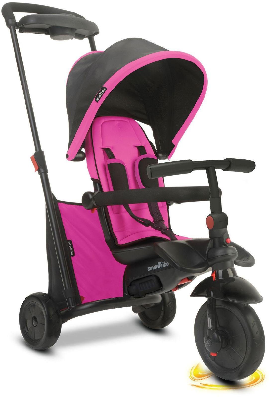 Image of smarTrike® Dreirad »Folding Trike 500 pink«, mit verstellbarem Sonnenschutzdach