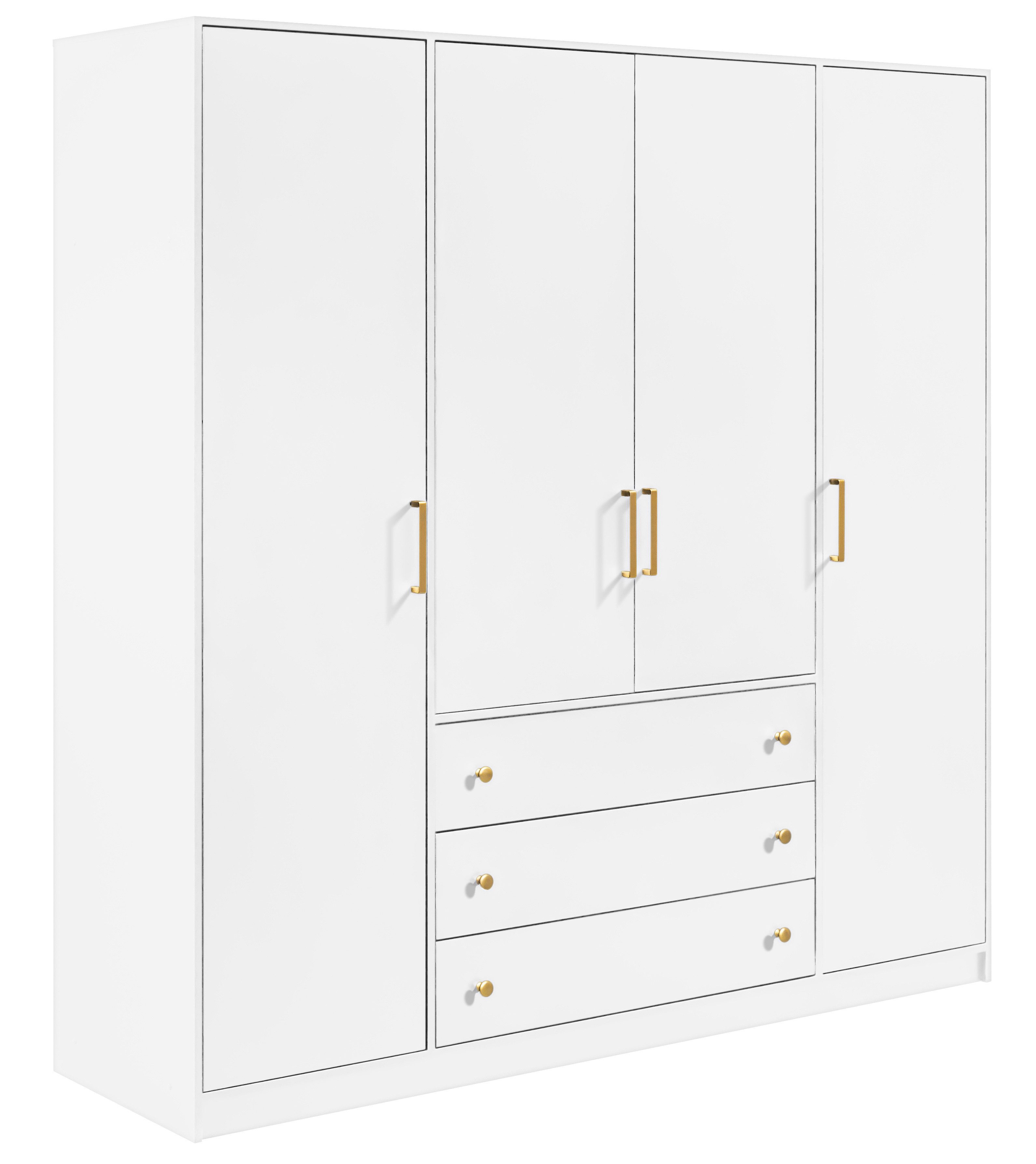 Compleo Kleiderschrank mit 3 Schubladen RETRO günstig online kaufen