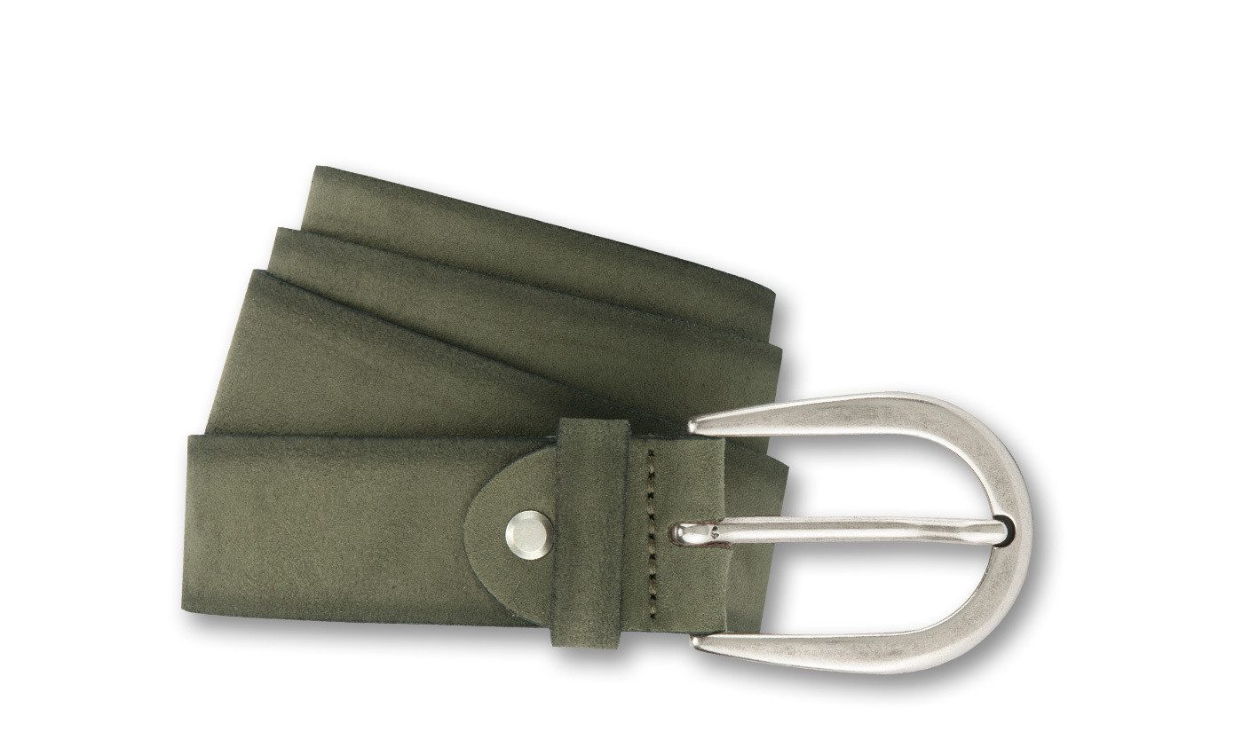 BERND GÖTZ Ledergürtel Ledergürtel mit dekorativer, flächiger Designschließ günstig online kaufen