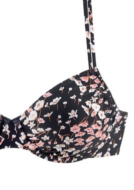 LASCANA Bügel-Bikini-Top Blair, mit floralem Design