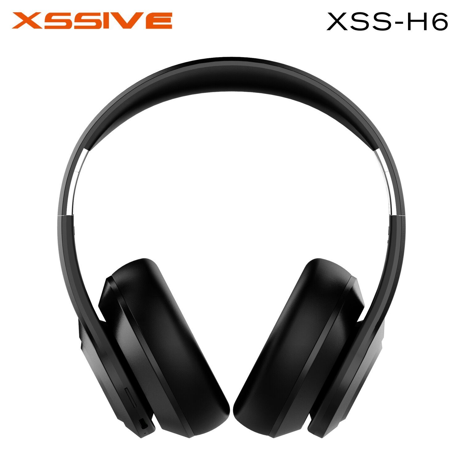 Xssive Over-Ear Wireless Smart Bluetooth-Kopfhörer (Noise Cancelling, Siri, Alexa, Bluetooth 5.0, Stereo Bass)
