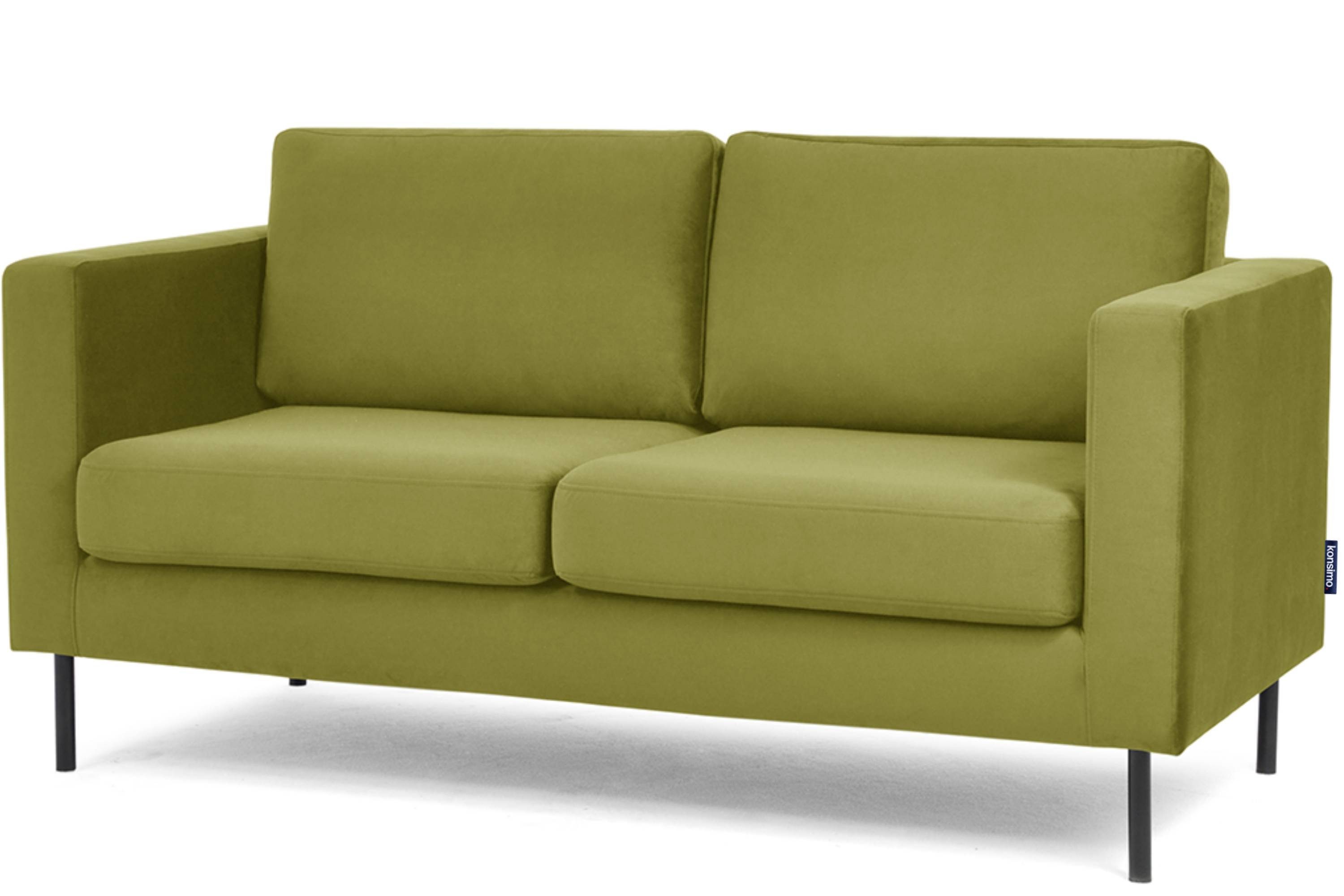 Konsimo 2-Sitzer TOZZI Sofa 2 | oliv hohe universelles oliv oliv Beine, Personen, Design 