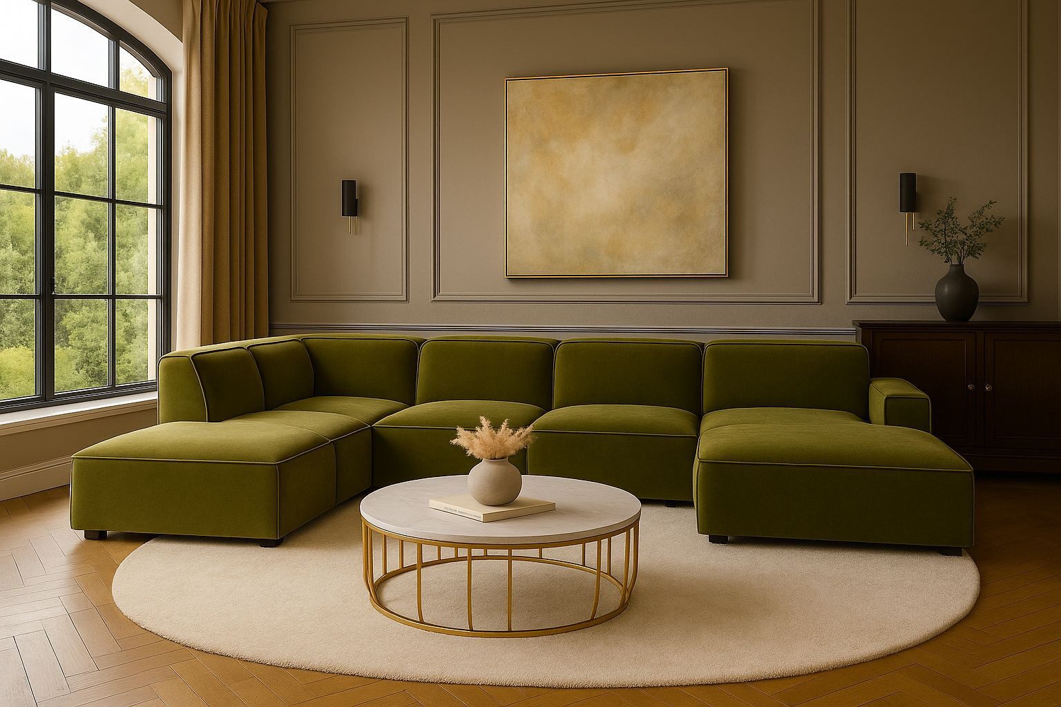 Kaiser Möbel Ecksofa Ecksofa Cursal V – großes modulares Design für Stil und Komfort, Einzelsofa