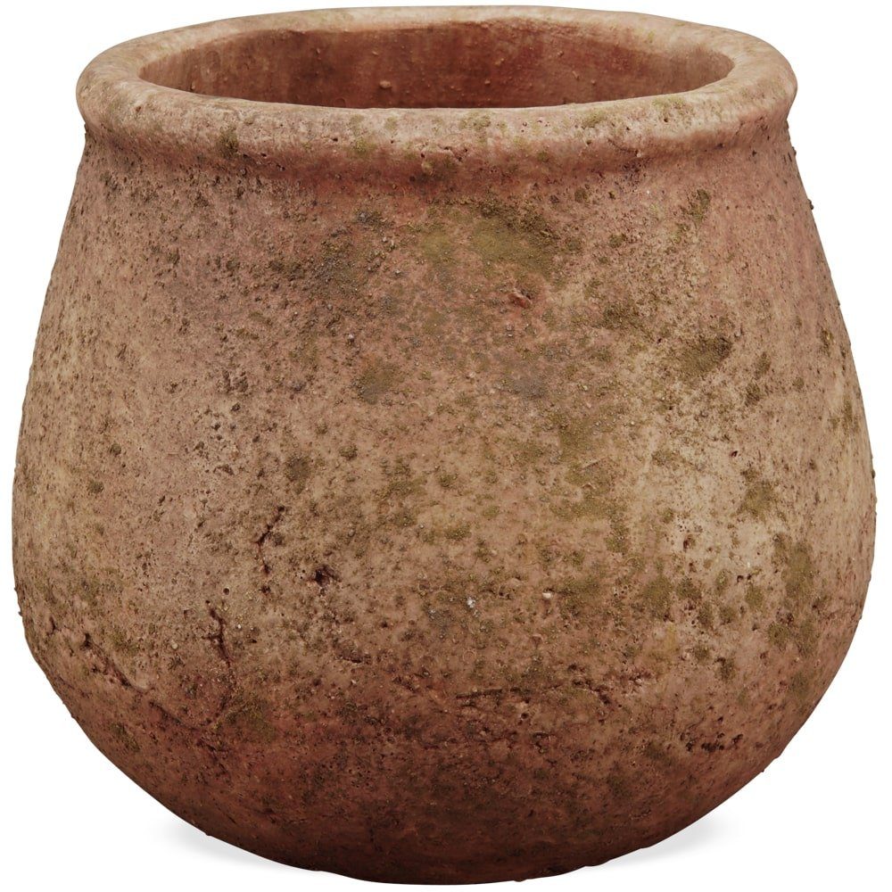 Zeitzone Terracotta Blumentopf-Set – 3 Stück, Mediterraner Look, 12,5x14 Cm, Mit Ablaufloch