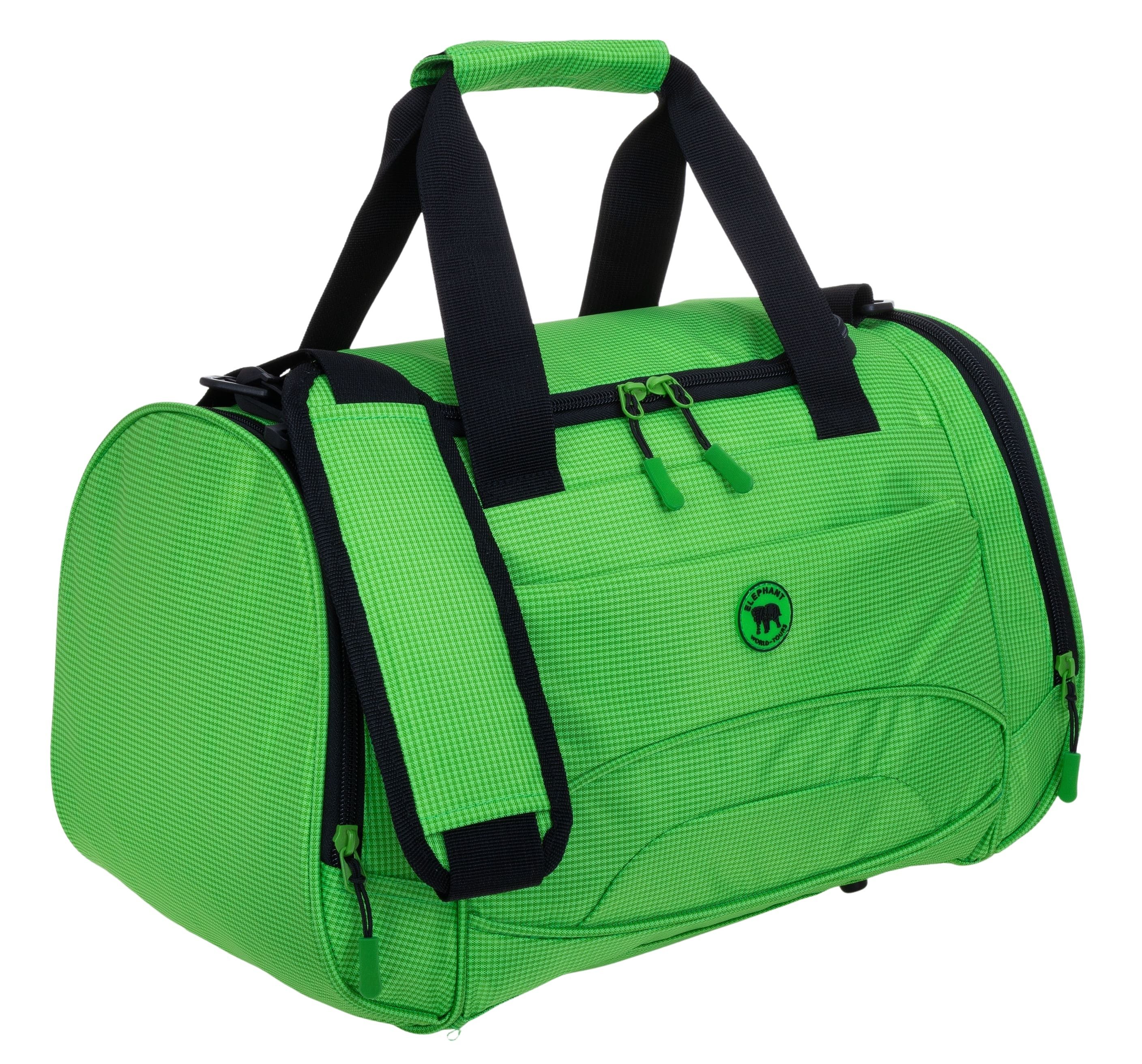 ELEPHANT Sporttasche klein Damen Herren Kinder Fitness Tasche 42 cm small, Color Sport Reise Schule Fitness Gym + Flasche