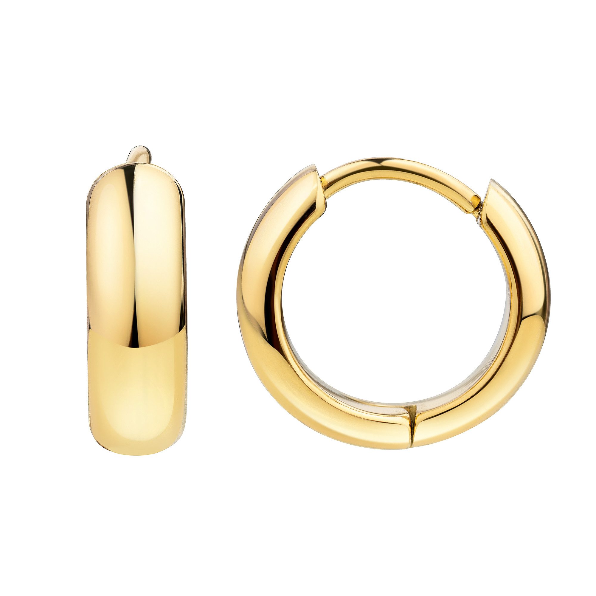 Firetti Paar Creolen Schmuck Geschenk Edelstahl Ohrschmuck Ohrringe