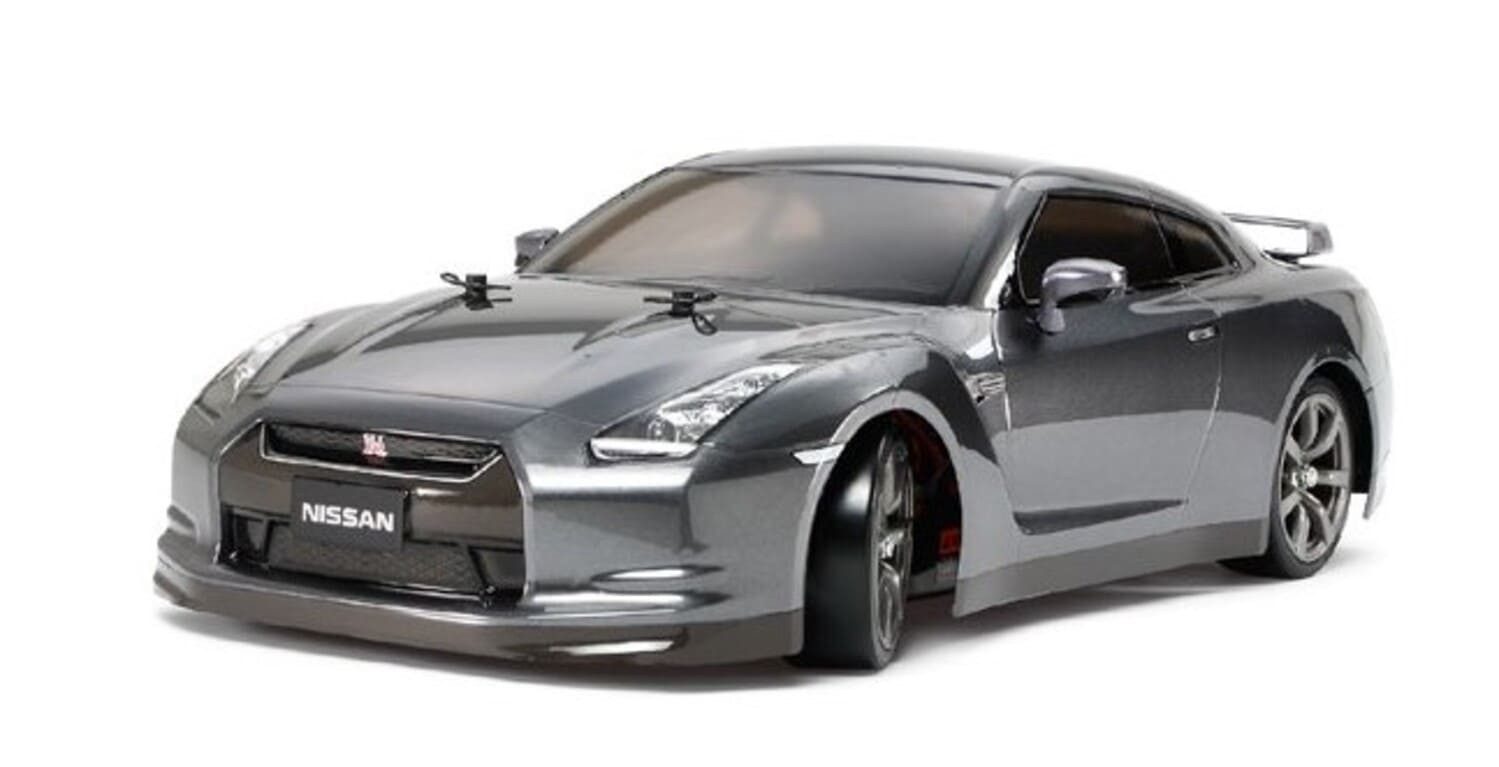 RC-Buggy Tamiya Karosserie Satz Nissan GT-R Straßenversion