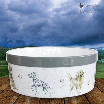 Wrendale Futternapf Wrendale Designs Keramik Hunde-Fressnapf - ca. 20,5 cm D, Keramik