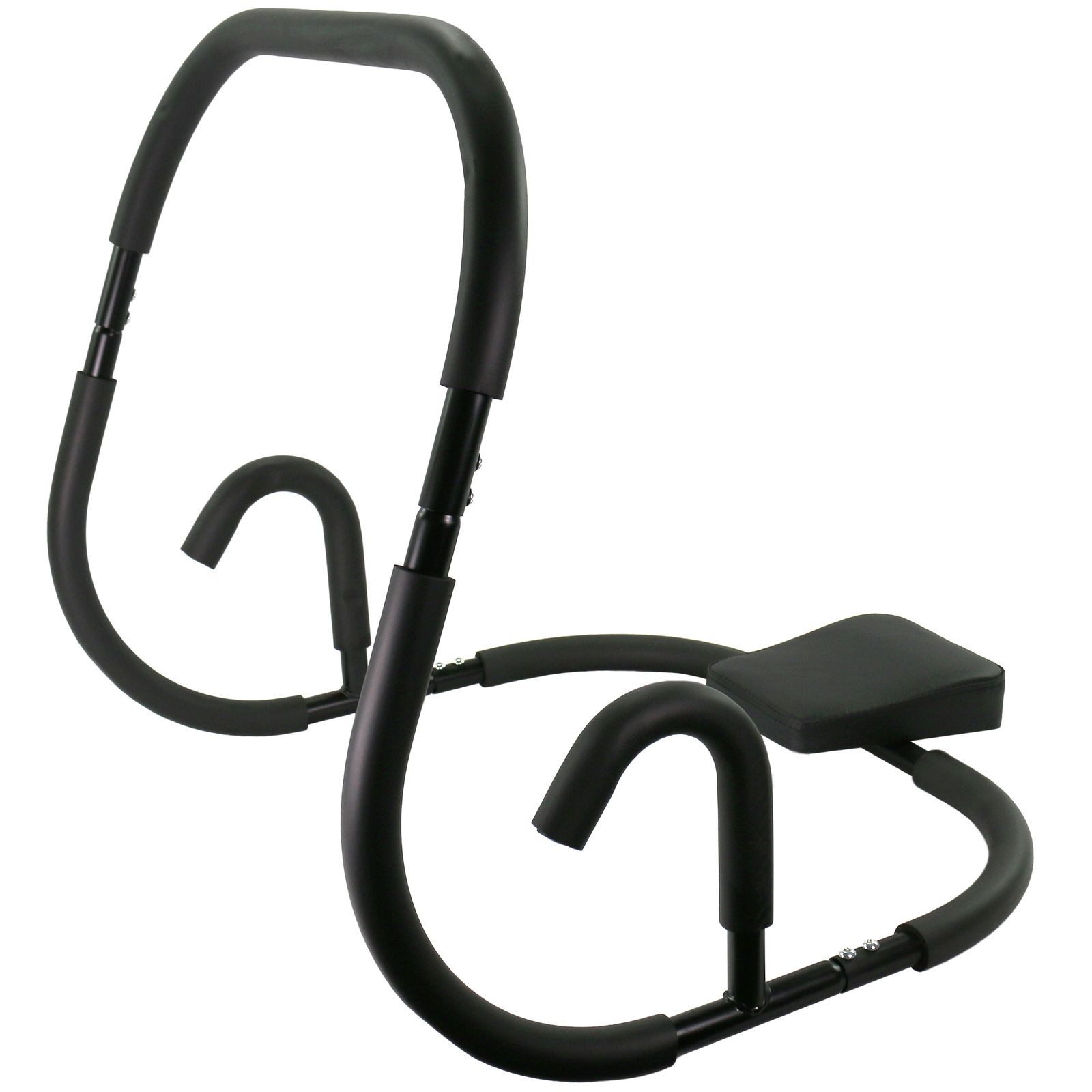 Best Sporting AB-Roller Bauchtrainer mit integrierter gepolsterter Kopf- und Nackenstütze, Extra Griffe für mehr Trainingsmöglichkeiten