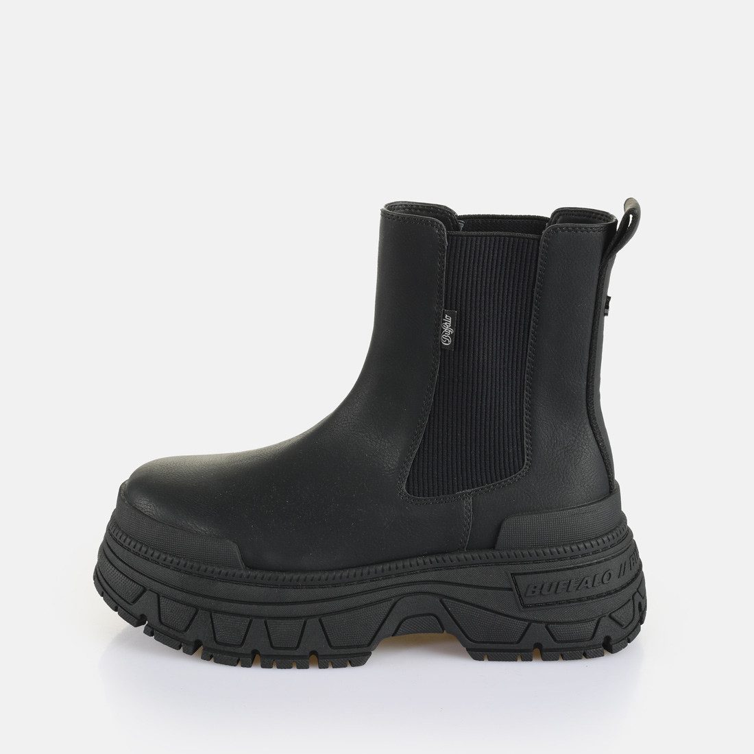 Buffalo FUSION Chelseaboots Plateauboots, Stiefelette mit seitlichen Stretcheinsätzen