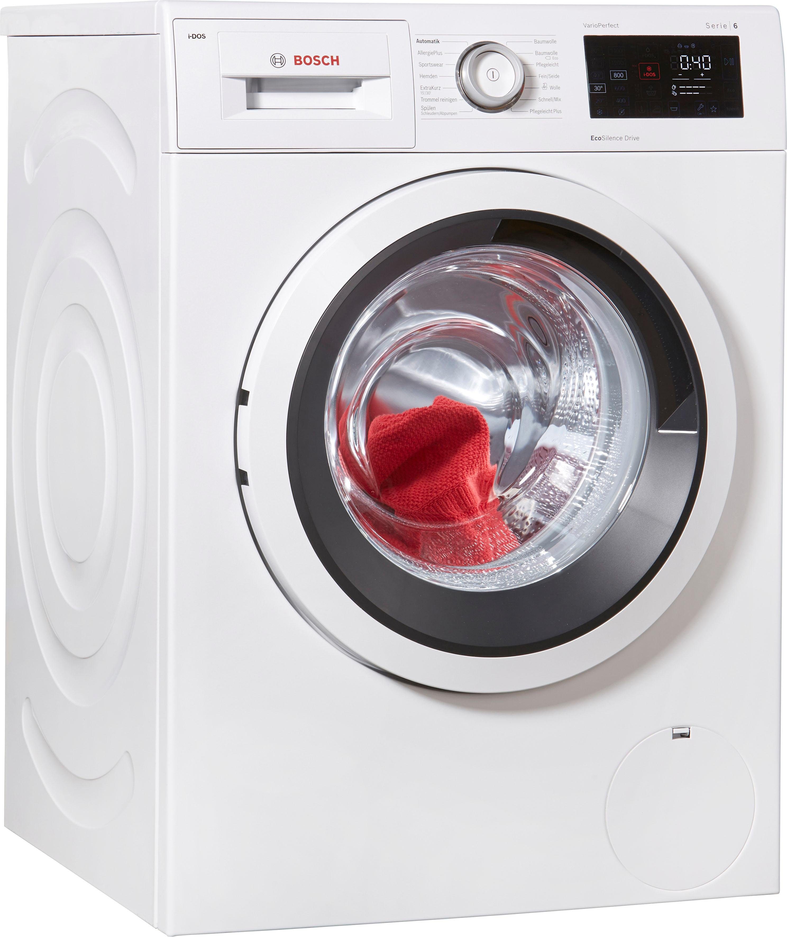BOSCH Waschmaschine Serie 6 WAT286V0, 8 kg, 1400 U/min, i-Dos  Dosierautomatik online kaufen | OTTO