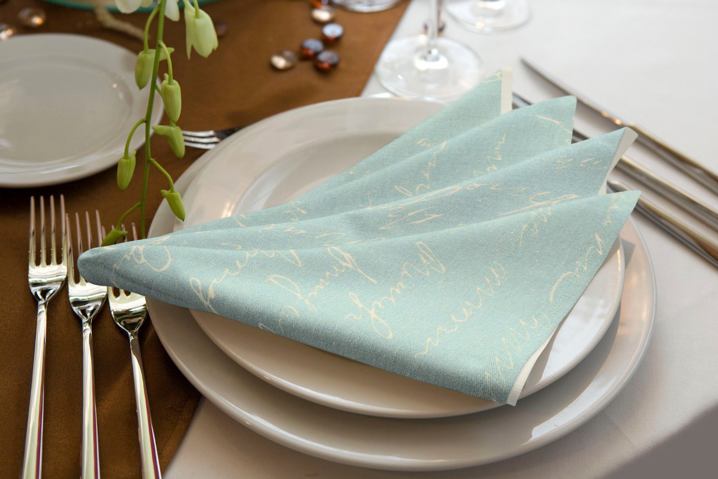 Adam Stoffserviette Scribble, aus Bio-Baumwolle,Made in Germany