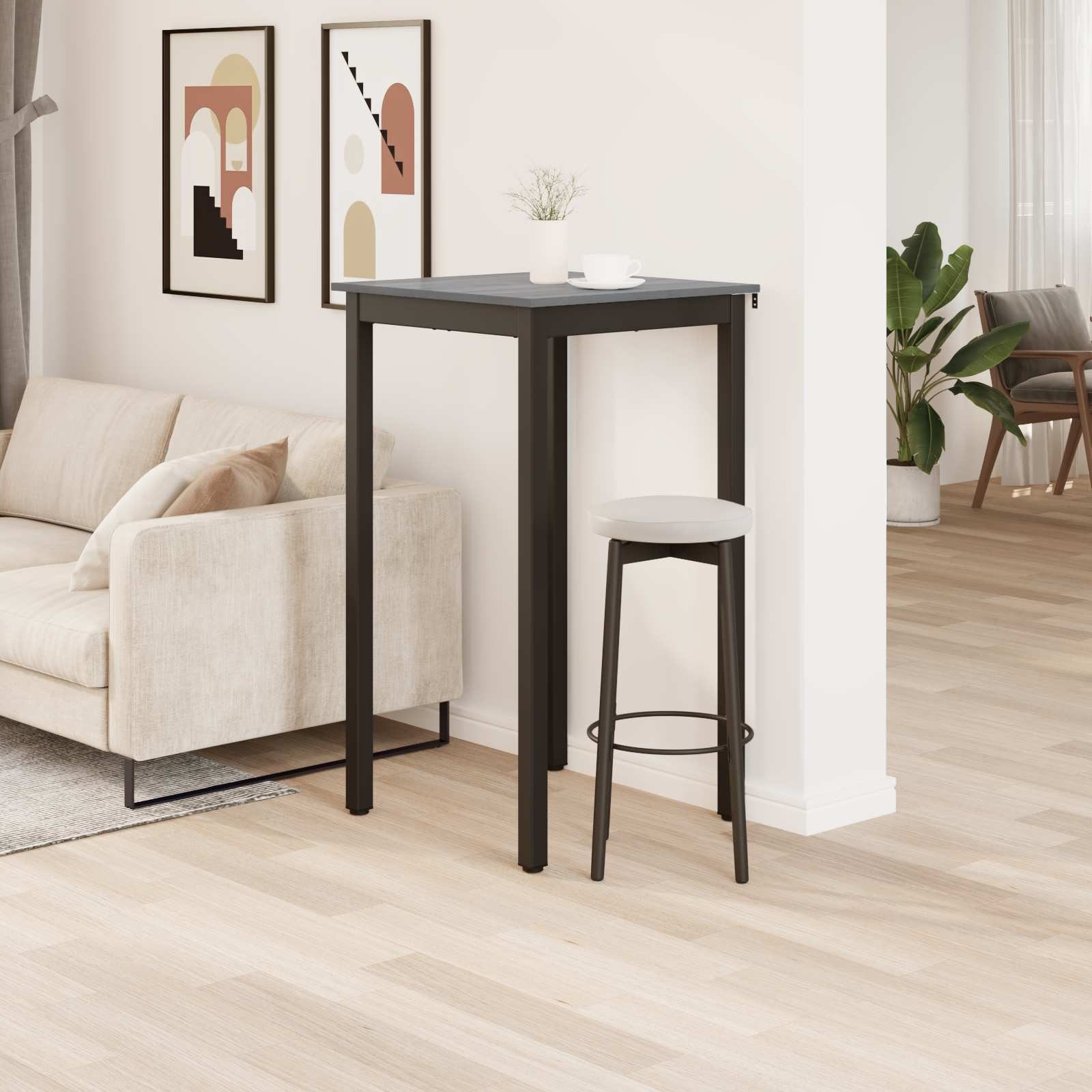 vidaXL Esstisch Stehtisch Holzwerkstoff Quadratisch (1-St)
