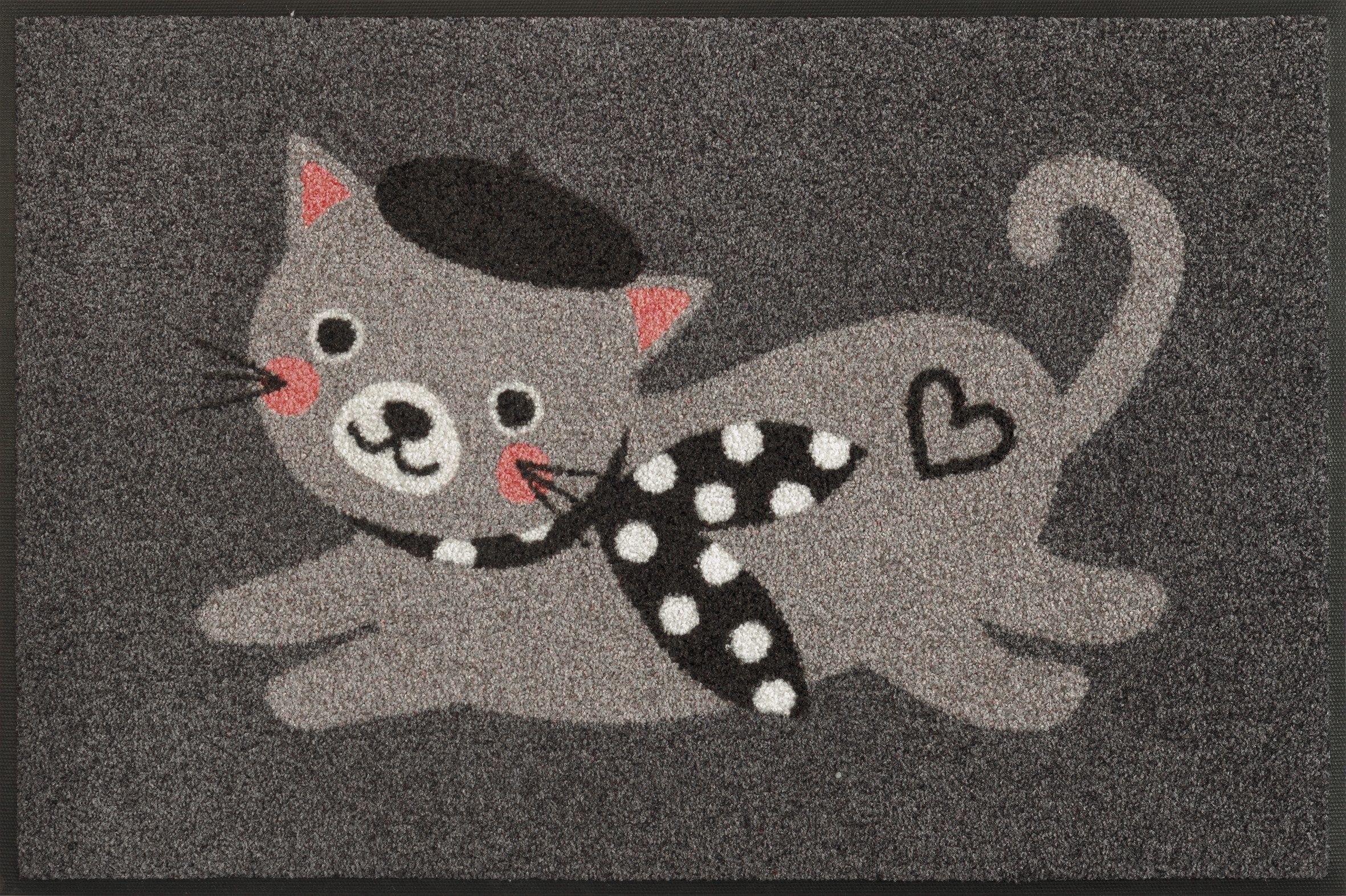 wash+dry by Kleen-Tex Fußmatte Madame Minou, rechteckig, Höhe: 7 mm