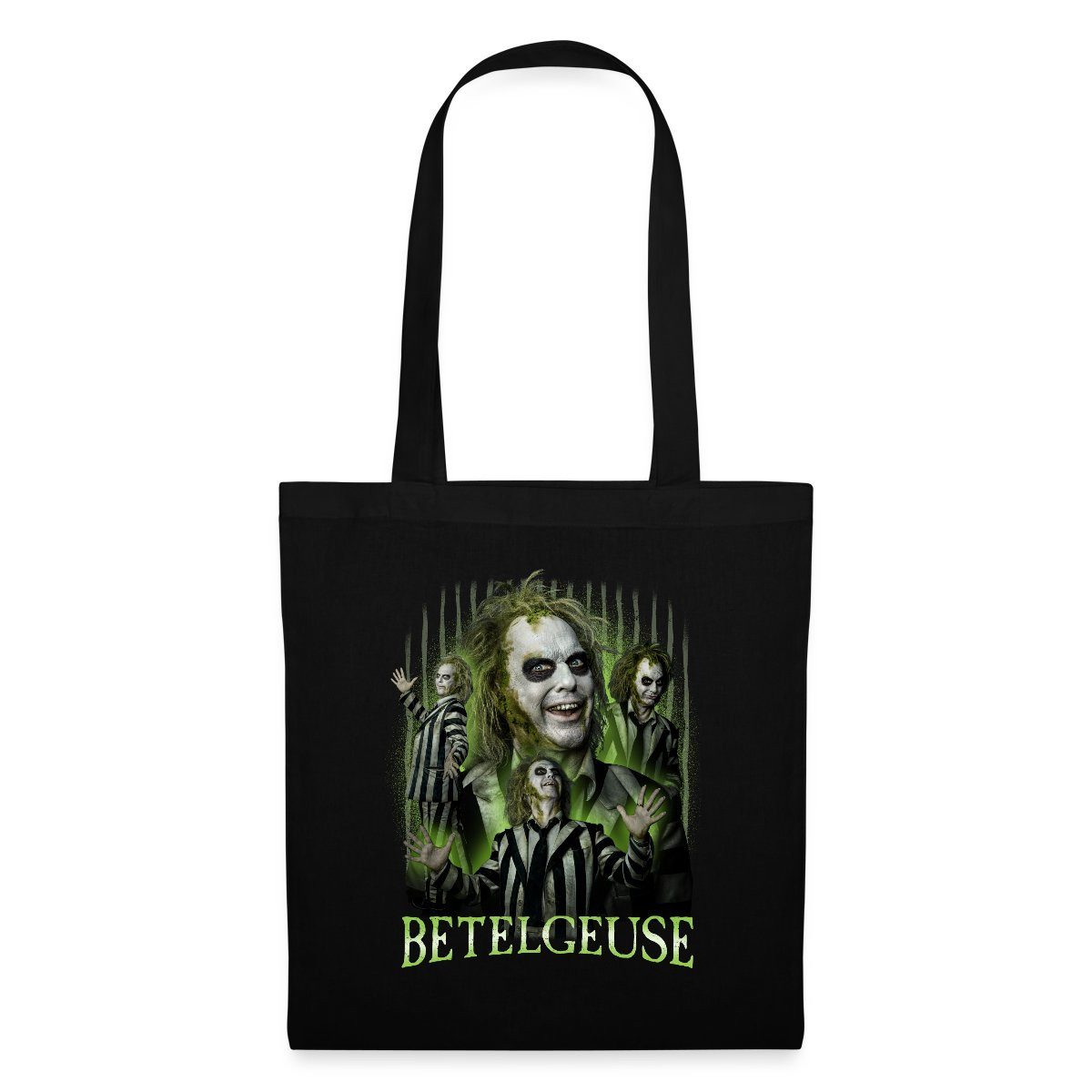 Henkeltasche Beetlejuice 2 Betelgeuse Cooles Design In Grün Stoffbeutel
