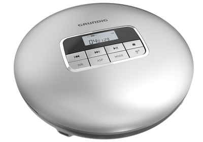 Grundig Disc-Man GCDP 8500 silber CD MP3 WMA Akku Kopfhörer-Ausgang Line-Out CD-Player