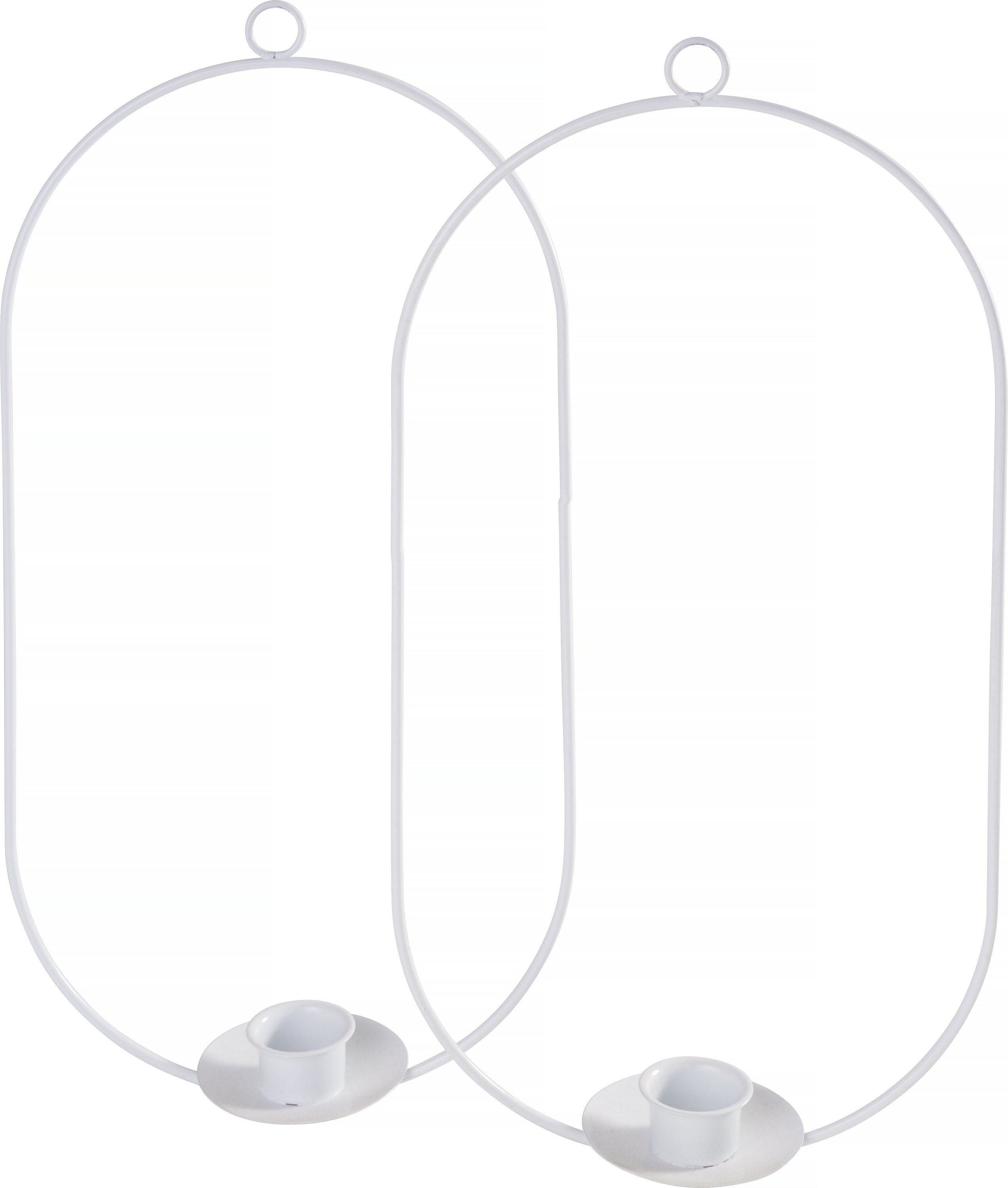 VBS Dekoobjekt Metallringe Moora (2 St), oval 2 Stück