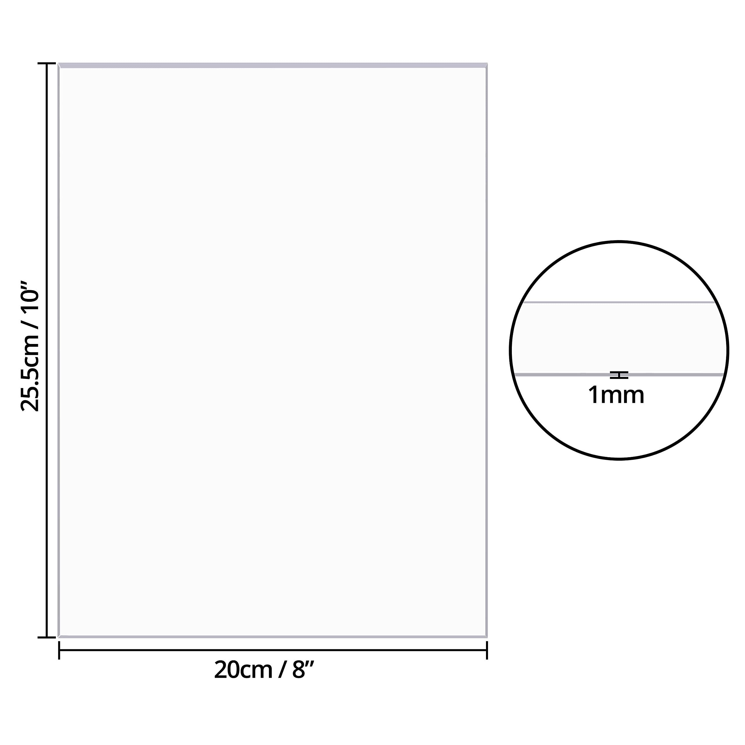 Belle Vous Bilderrahmen Transparent Acrylglasplatten, 10er günstig online kaufen