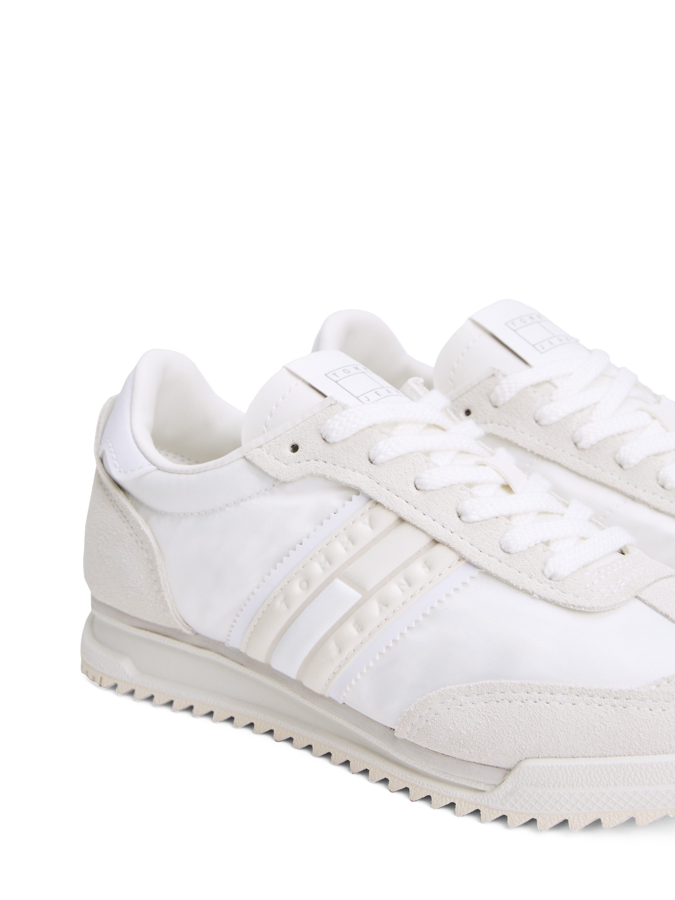Tommy Jeans TJW RETRO RUNNER CLEATED Keilsneaker, Freizeitschuh, Halbschuh, Schnürschuh mit Logoschriftzug