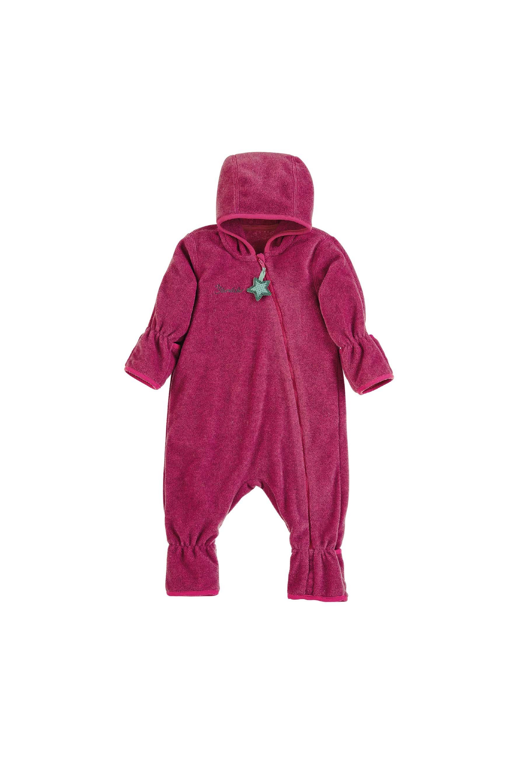 Microfleece rosé Sterntaler® (1-tlg) Overall Overall