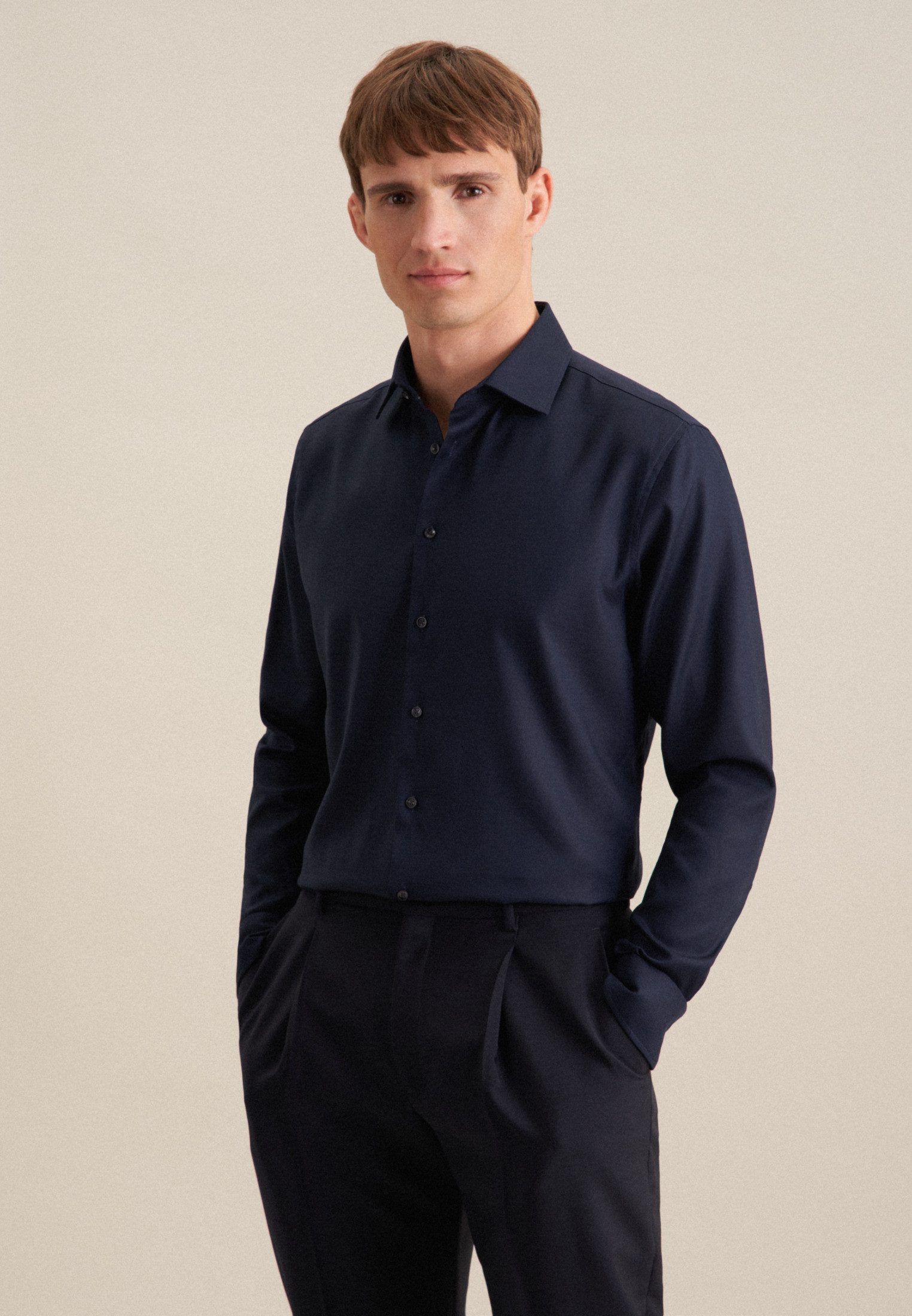 Businesshemd Schwarze Rose