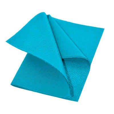 maDDma Patchies 3 zuschneidbare Flicken, Stoff - 100 % Baumwolle, Klebstoff - Polyethylen, himmelblau