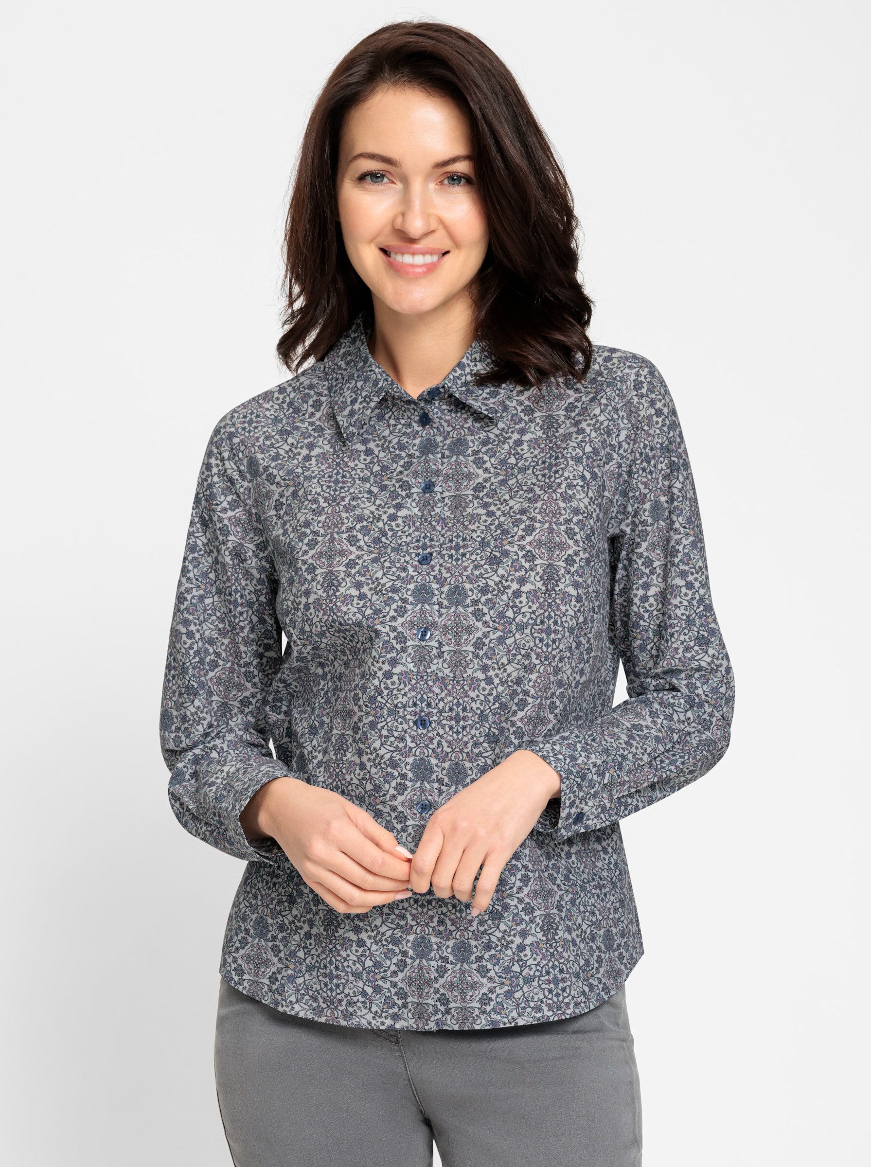 Witt Klassische Bluse Baumwollbluse günstig online kaufen