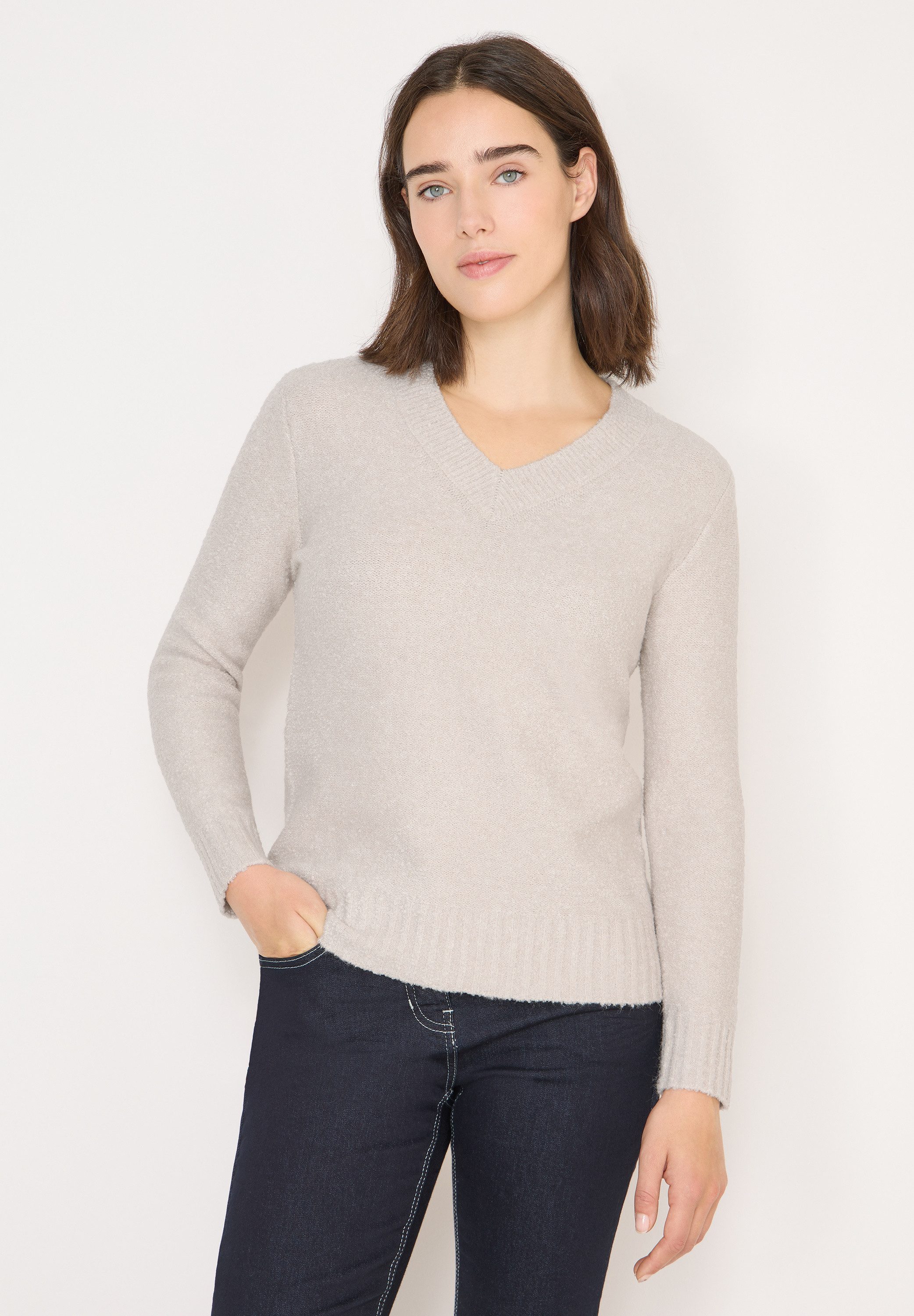 CECIL V-Ausschnitt-Pullover mit V-Ausschnitt