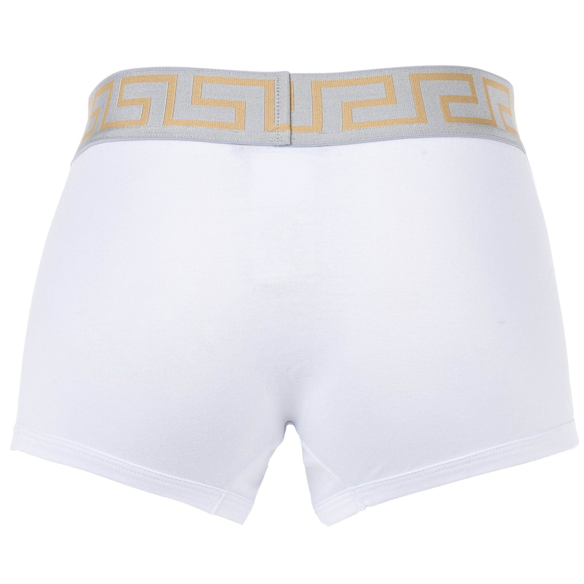Weiß/Silber Herren Boxer Cotton Versace - Boxer Stretch TOPEKA, Shorts
